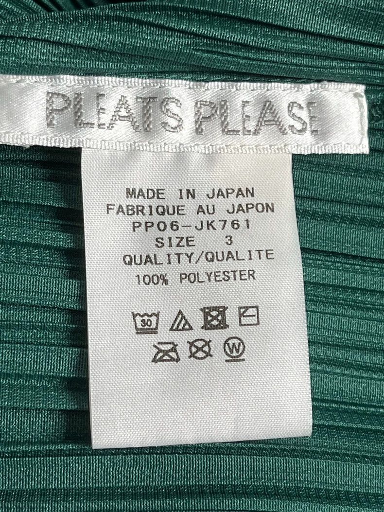 Issey Miyake Issey Miyake size:3 Dark green pleated vest Size S / US 4 / IT 40 - 3 Thumbnail