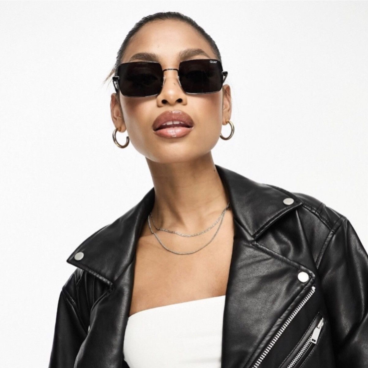 Quay NIB Quay "TTYL POLARIZED" square black frame/ black polarize Size ONE SIZE - 4 Thumbnail