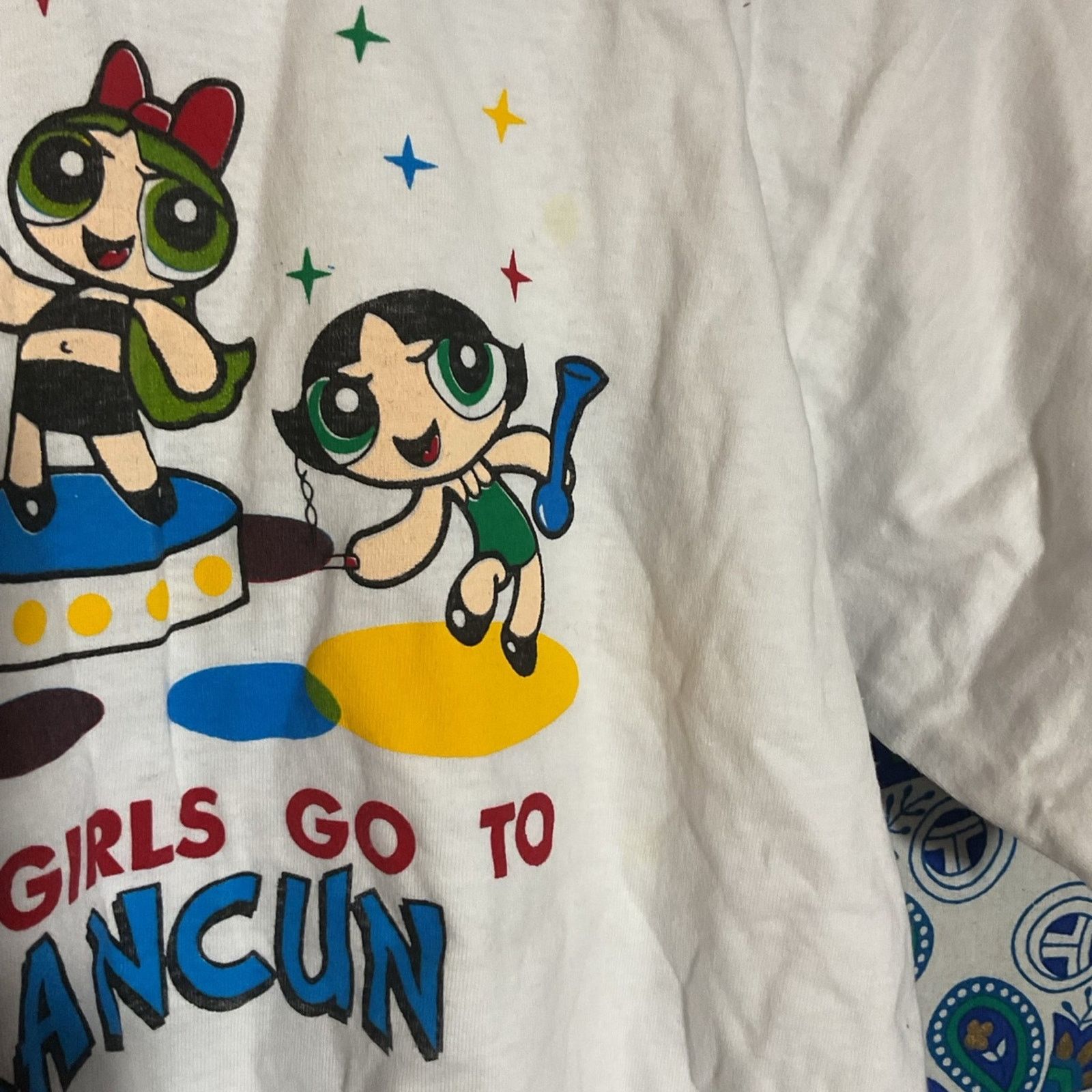 Other Vintage Rare Powder Puff Girls Cancun Shirt Size US M / EU 48-50 / 2 - 6 Thumbnail