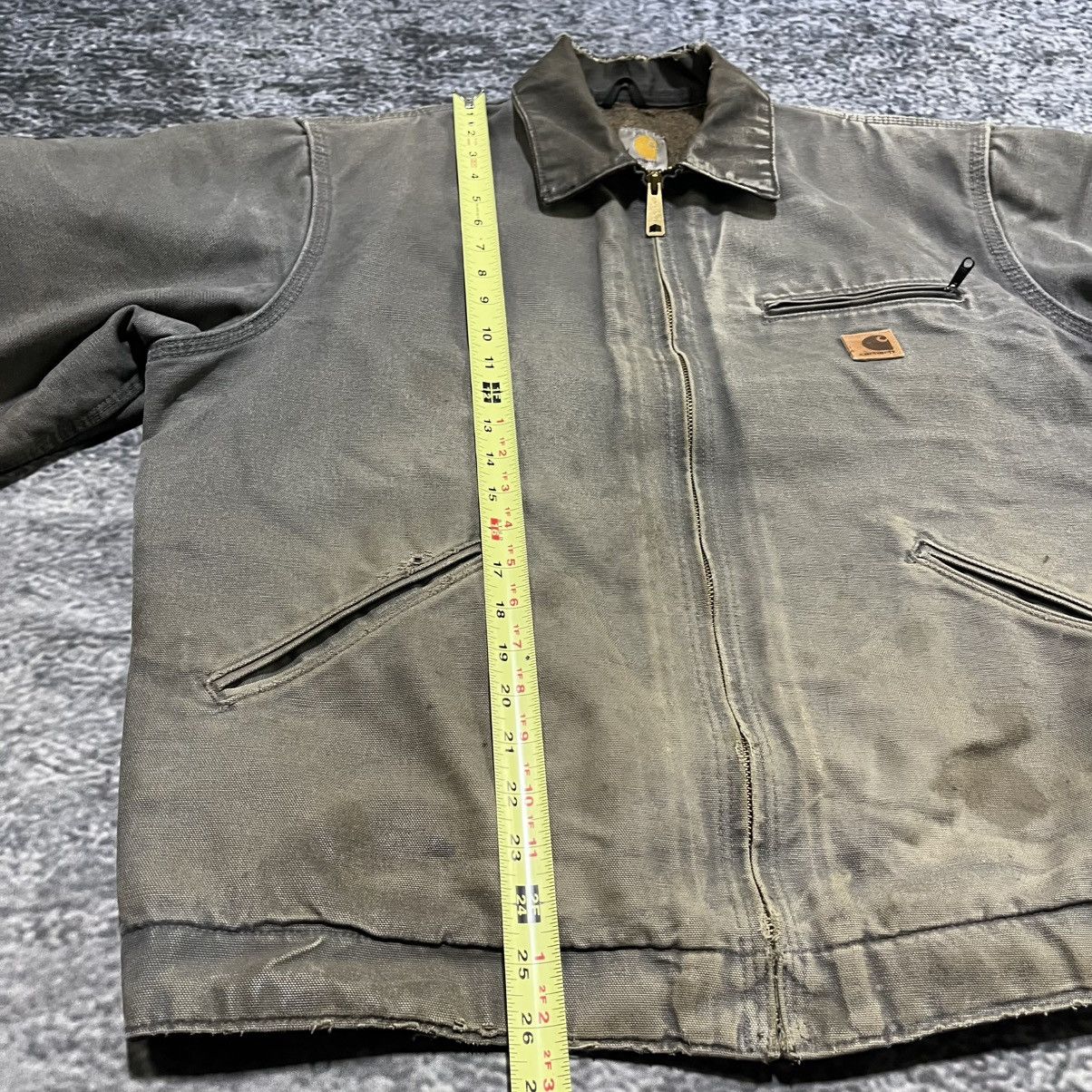 Carhartt VINTAGE CARHARTT BLANKET LINED DISTRESSED DETROIT JACKET Size US L / EU 52-54 / 3 - 14 Thumbnail