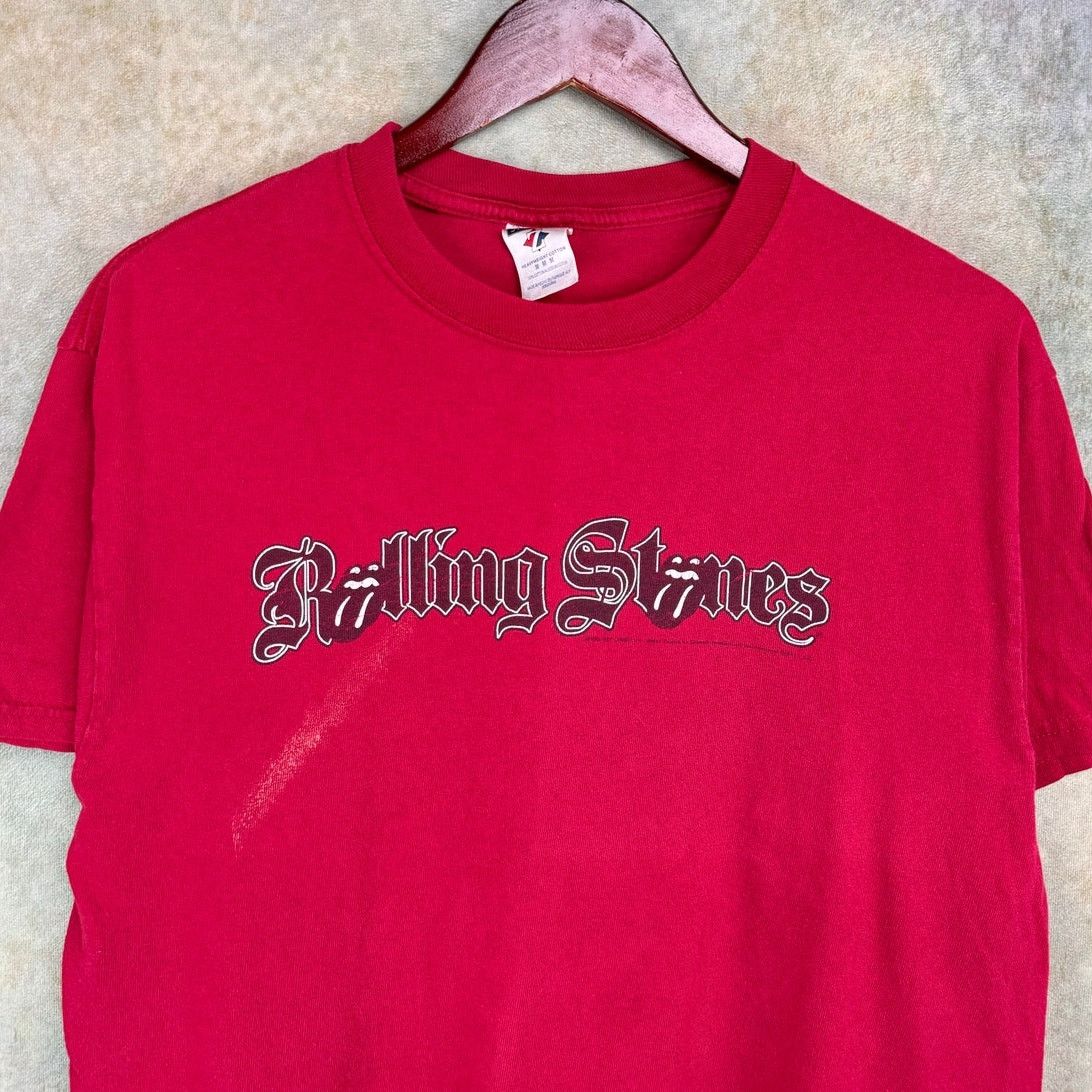 Vintage VTG 2005 The Rolling Stones T Shirt Mens Sz M Red Band Size US M / EU 48-50 / 2 - 6 Thumbnail