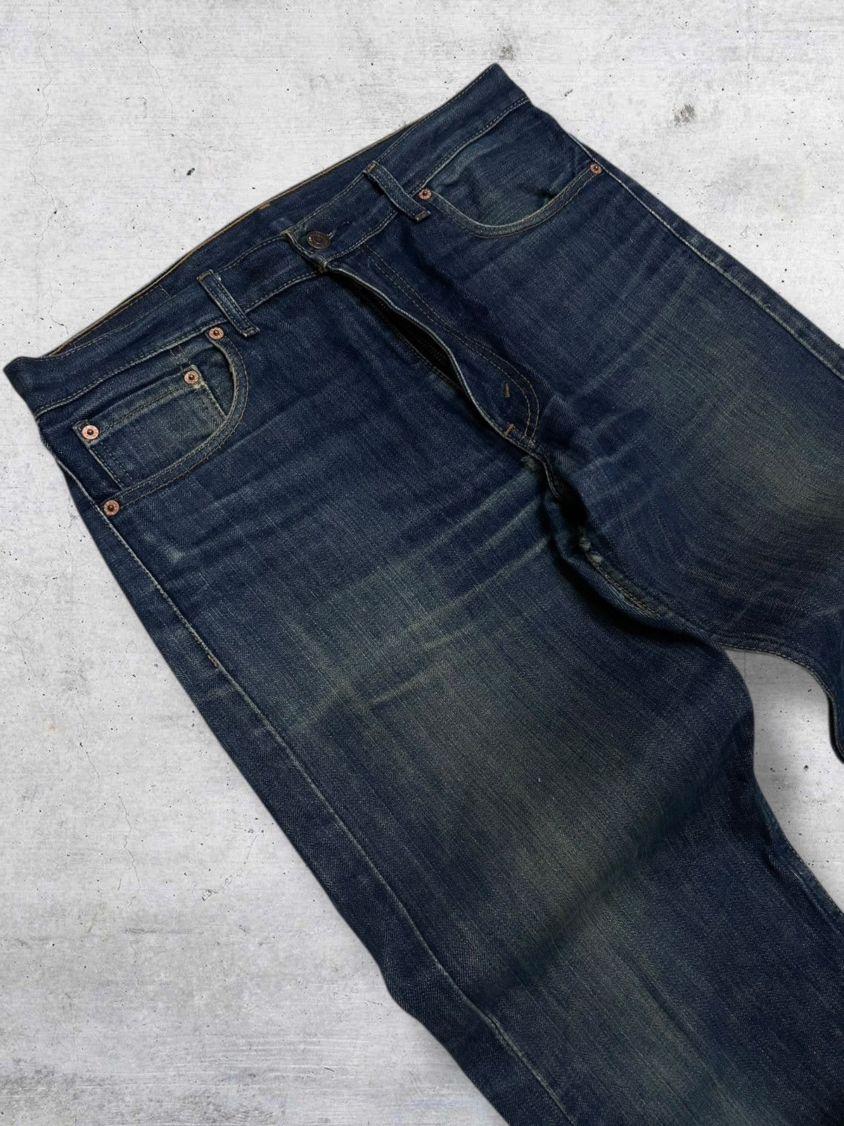 Levi's Vintage Clothing VINTAGE 505 LEVIS USA DESIGNER 90S INDIGO FADED OG DENIM Size US 34 / EU 50 - 7 Thumbnail