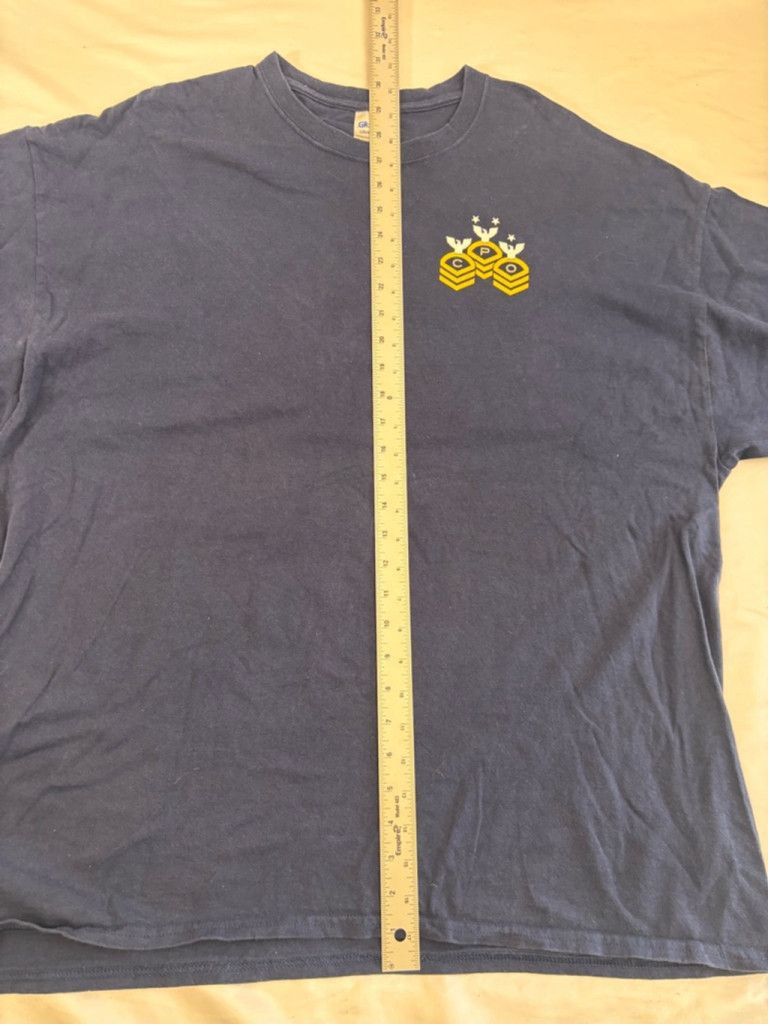 Gildan Men's Gildan T-shirt Size 2XL Blue US Navy Size US XL / EU 56 / 4 - 5 Thumbnail