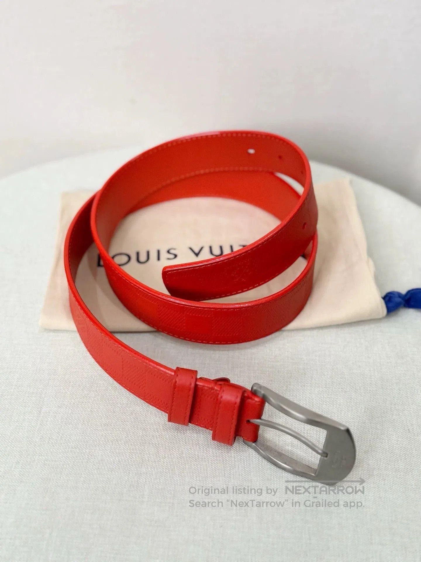 Louis Vuitton Louis Vuitton Checkerboard Belt 90. Size ONE SIZE - 2 Thumbnail