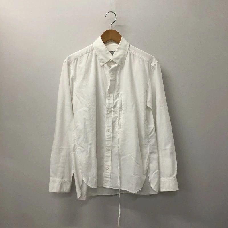 Yohji Yamamoto POUR HOMME down button oxford shirt HX-B18-027 Size US M / EU 48-50 / 2 - 1 Thumbnail