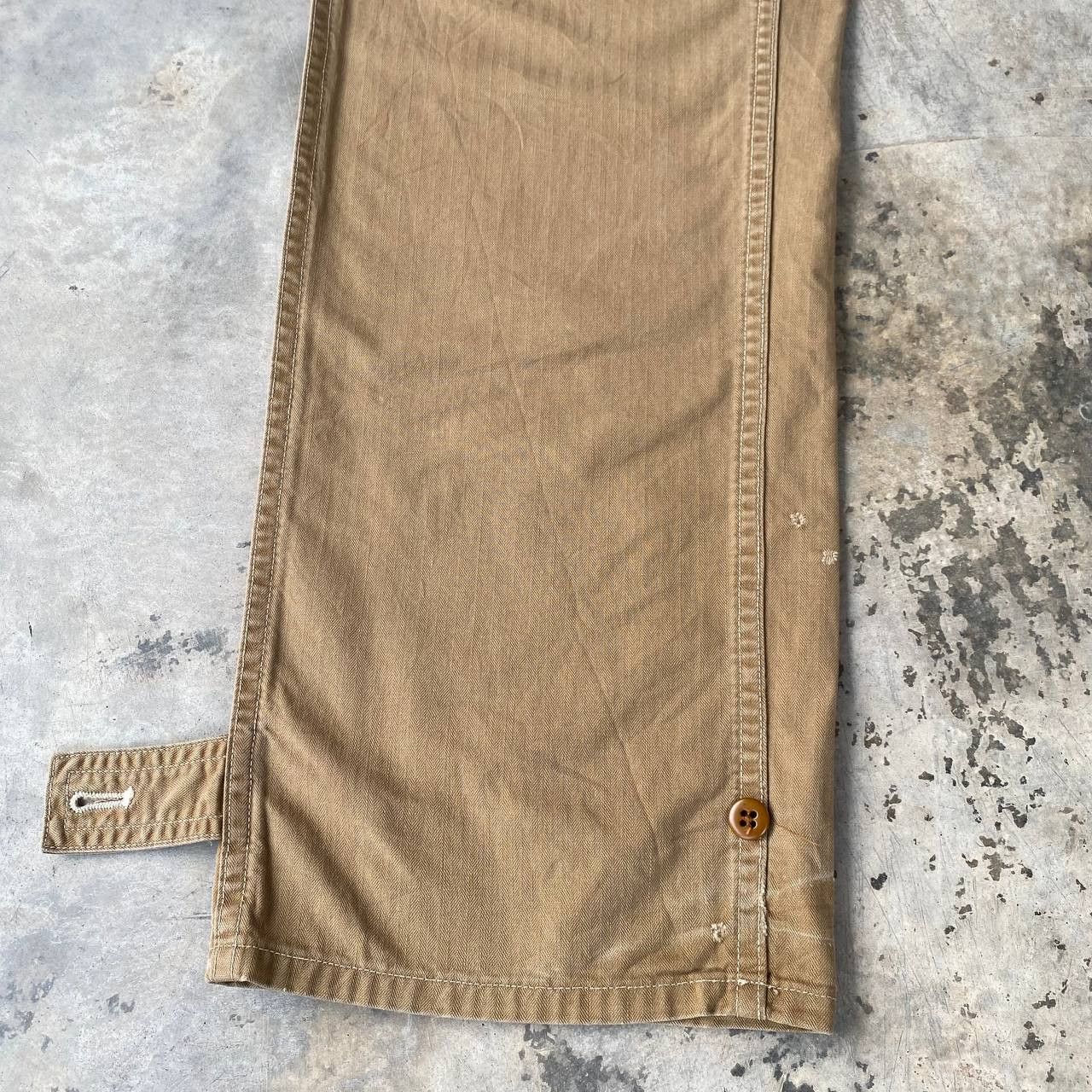 Polo Ralph Lauren VINTAGE POLO RALPH LAUREN CARPENTER MILITARY CARGO PANT Size US 34 / EU 50 - 4 Thumbnail