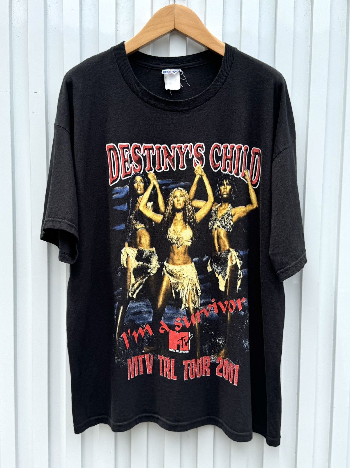 Vintage 💥Vintage Destiny’s Child I’m a Survivor 2001 RapTee T-Shirt Size US XXL / EU 58 / 5 - 1 Thumbnail