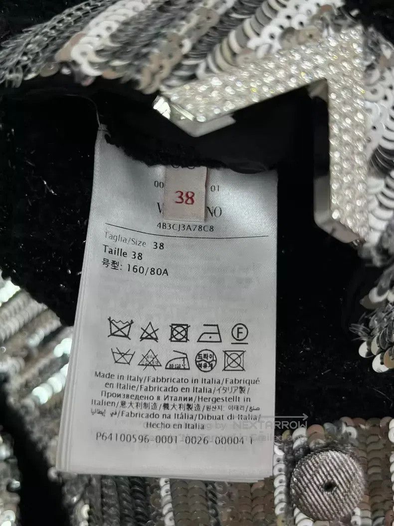 Valentino Valentino V-neck sequin cardigan jacket Size XS / US 0-2 / IT 36-38 - 5 Thumbnail