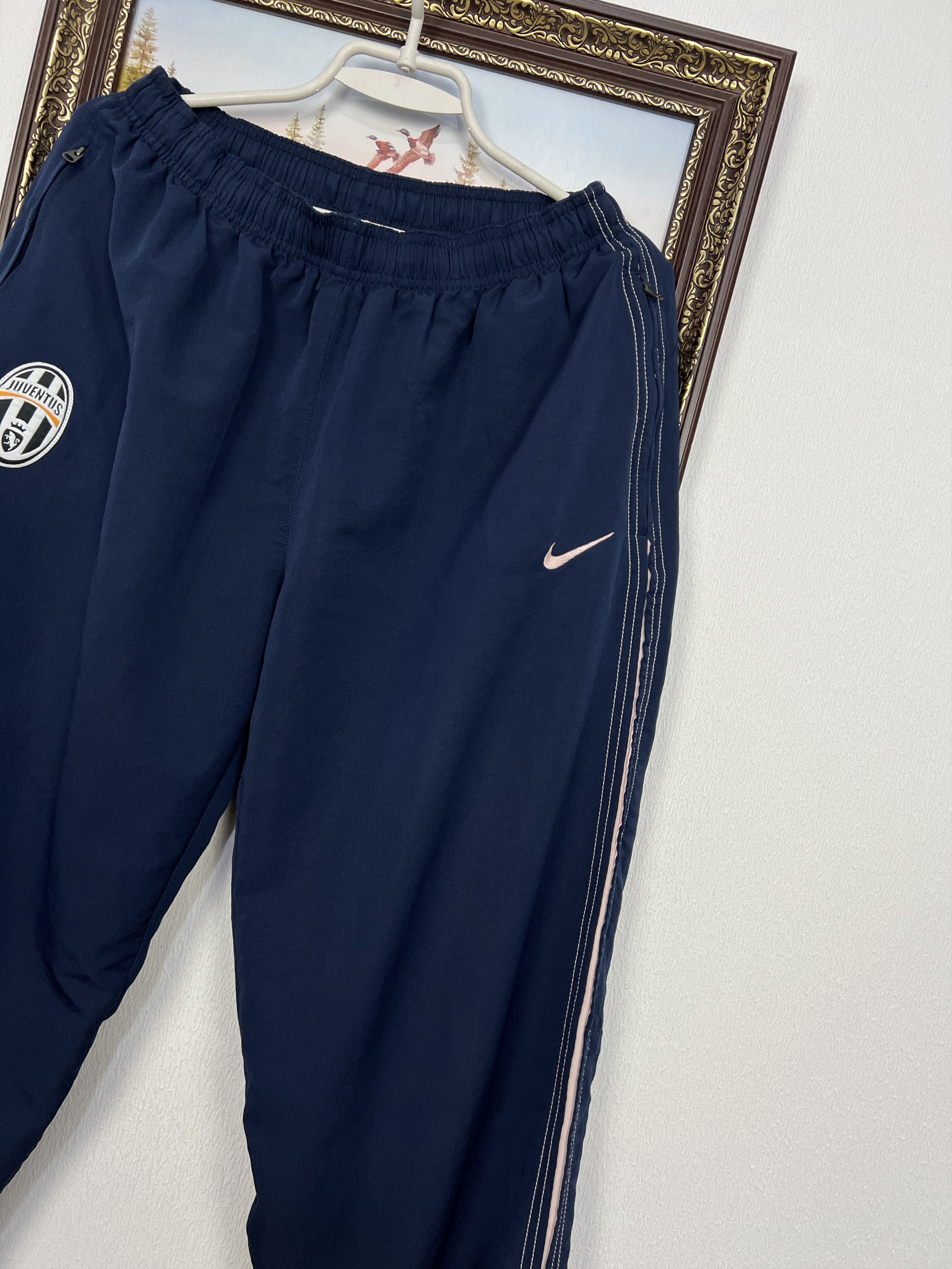 Nike Vintage Nike Juventus Football Pants Soccer Blue Mens L Size US 34 / EU 50 - 2 Thumbnail