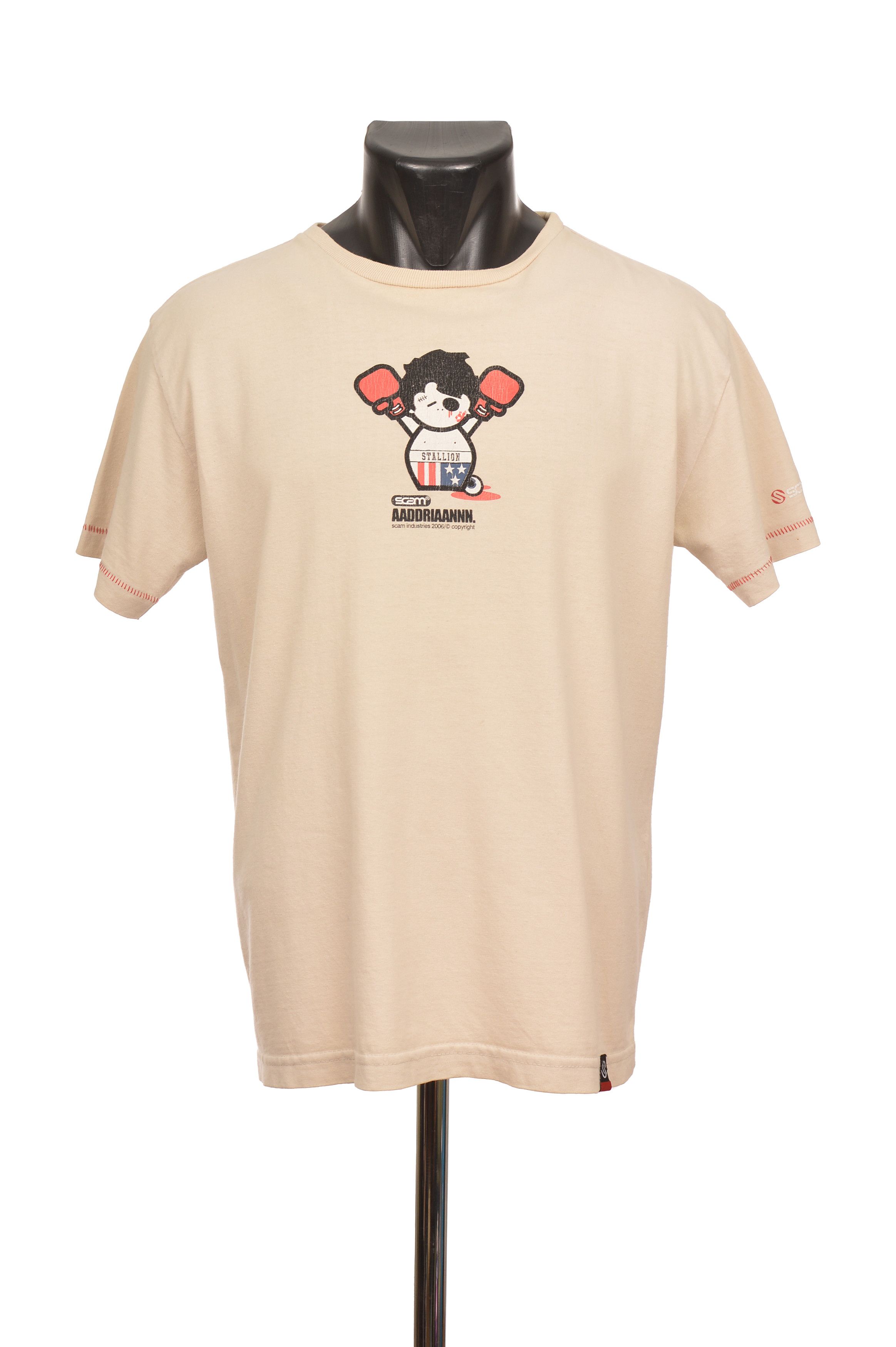 Vintage Scam Industries Vintage 2006 Skate T-Shirt Tee Aaddriaannn Size US S / EU 44-46 / 1 - 1 Thumbnail