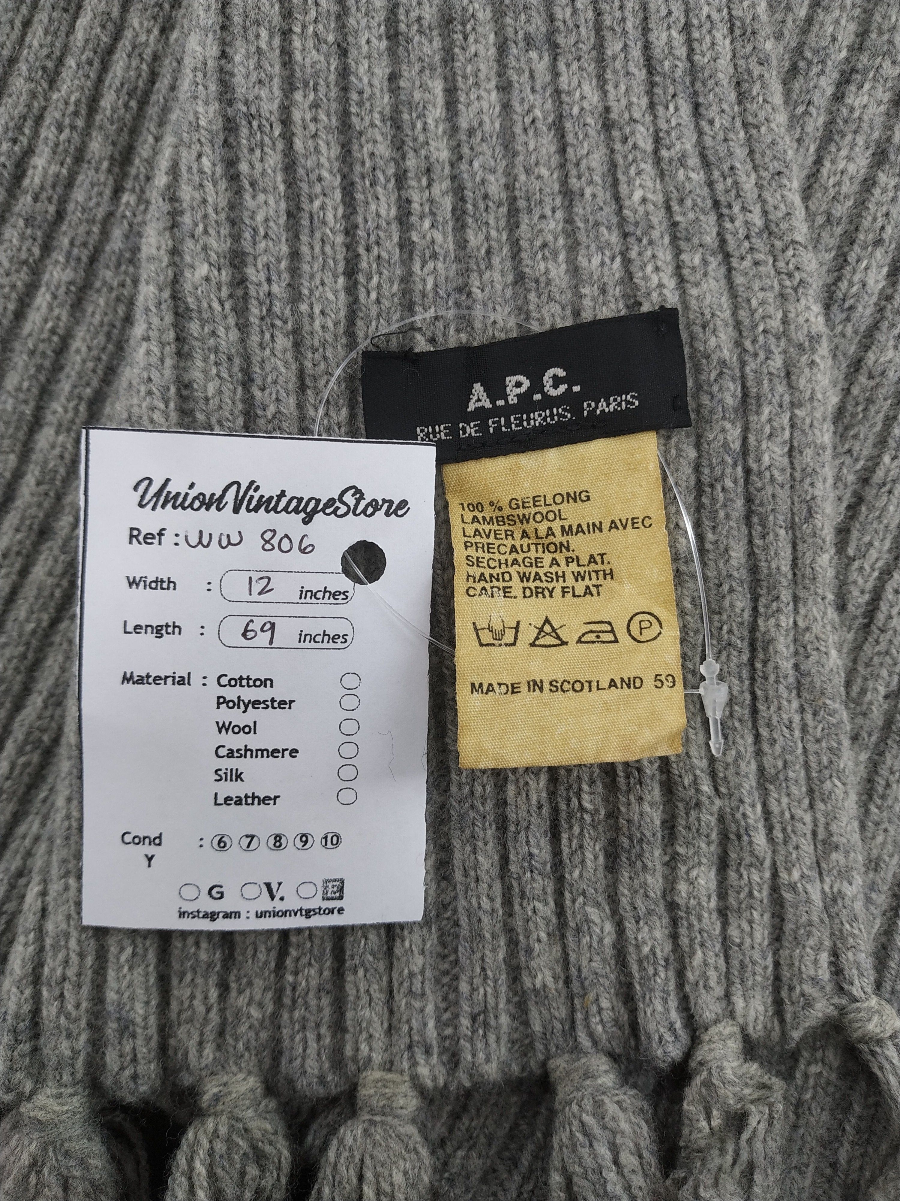 A.P.C. A.P.C Scarf / Muffler / Neckwear - WW806 Size ONE SIZE - 4 Thumbnail
