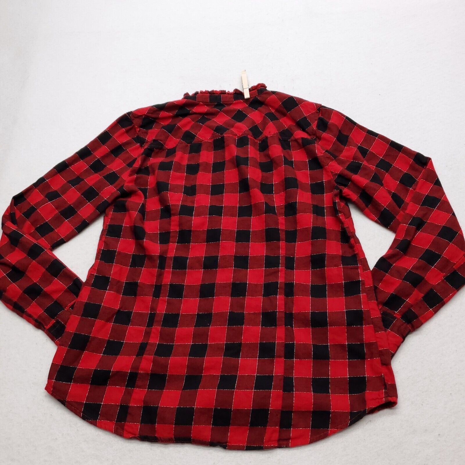 J.Crew JCrew Casual Button Up Shirt Womens Size Small S Red Black Size S / US 4 / IT 40 - 7 Thumbnail