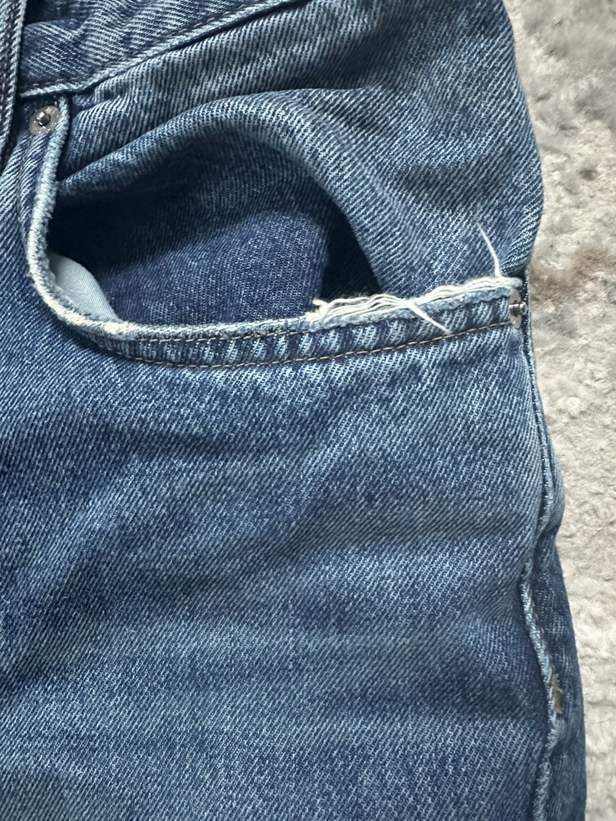 Sunflower Wide Leg Twisted Denim Size US 31 - 3 Thumbnail