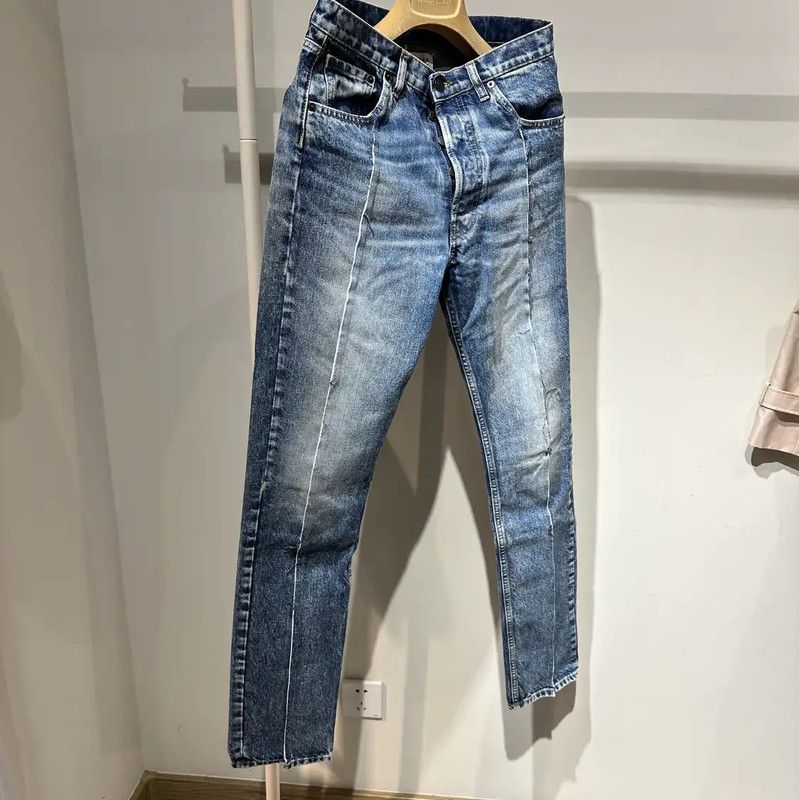 Maison Margiela Maison Margiela Light Blue Cotton Ladies Jeans 0089 Size 28" / US 6 / IT 42 - 1 Thumbnail