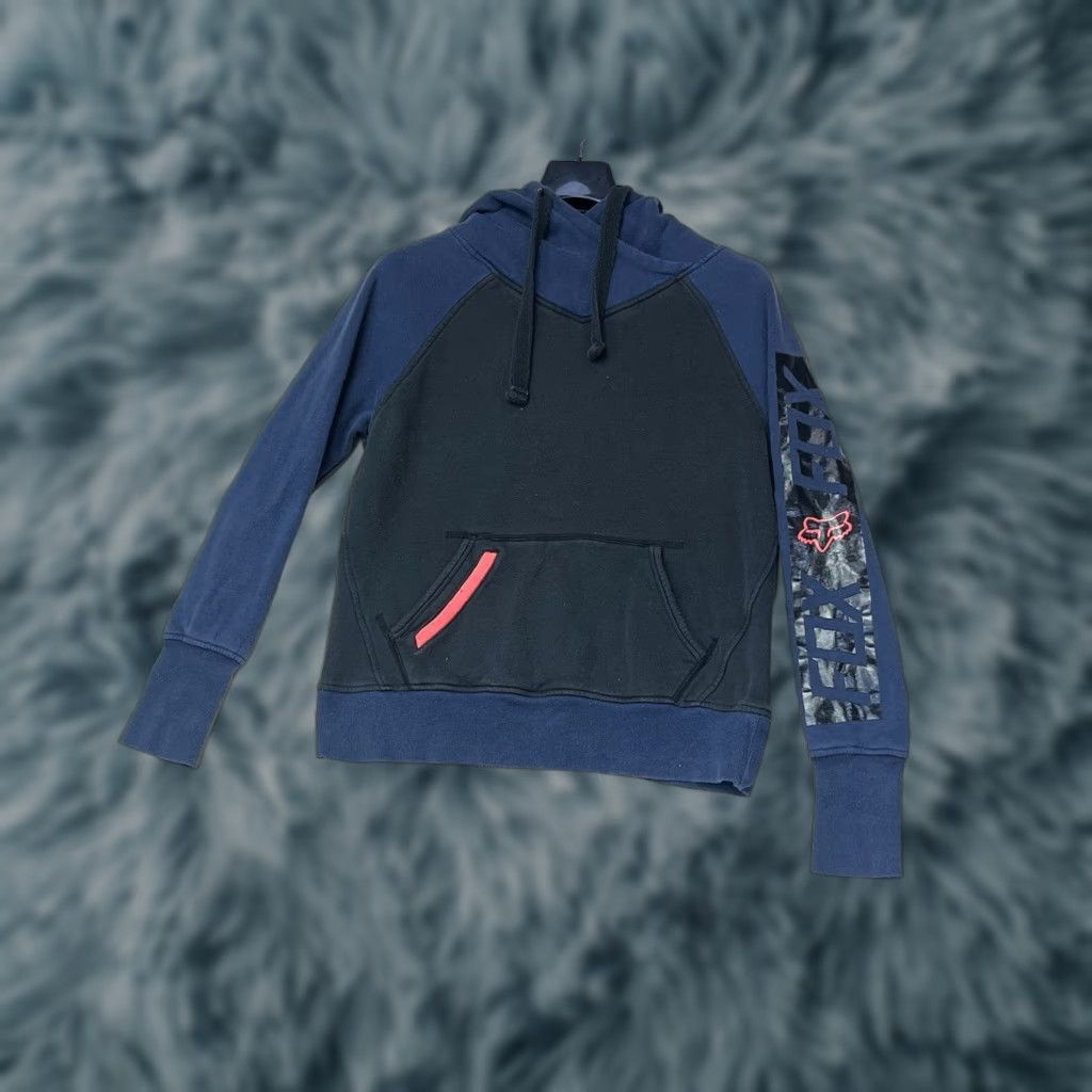 Fox Racing Fox Hoodie Mens Medium Black Pullover Sweatshirt Graphic Print Logo All Seasons Outdoor Sports Travel (Breathable, Hooded, Pockets) Clothing Size US M / EU 48-50 / 2 - 1 Thumbnail