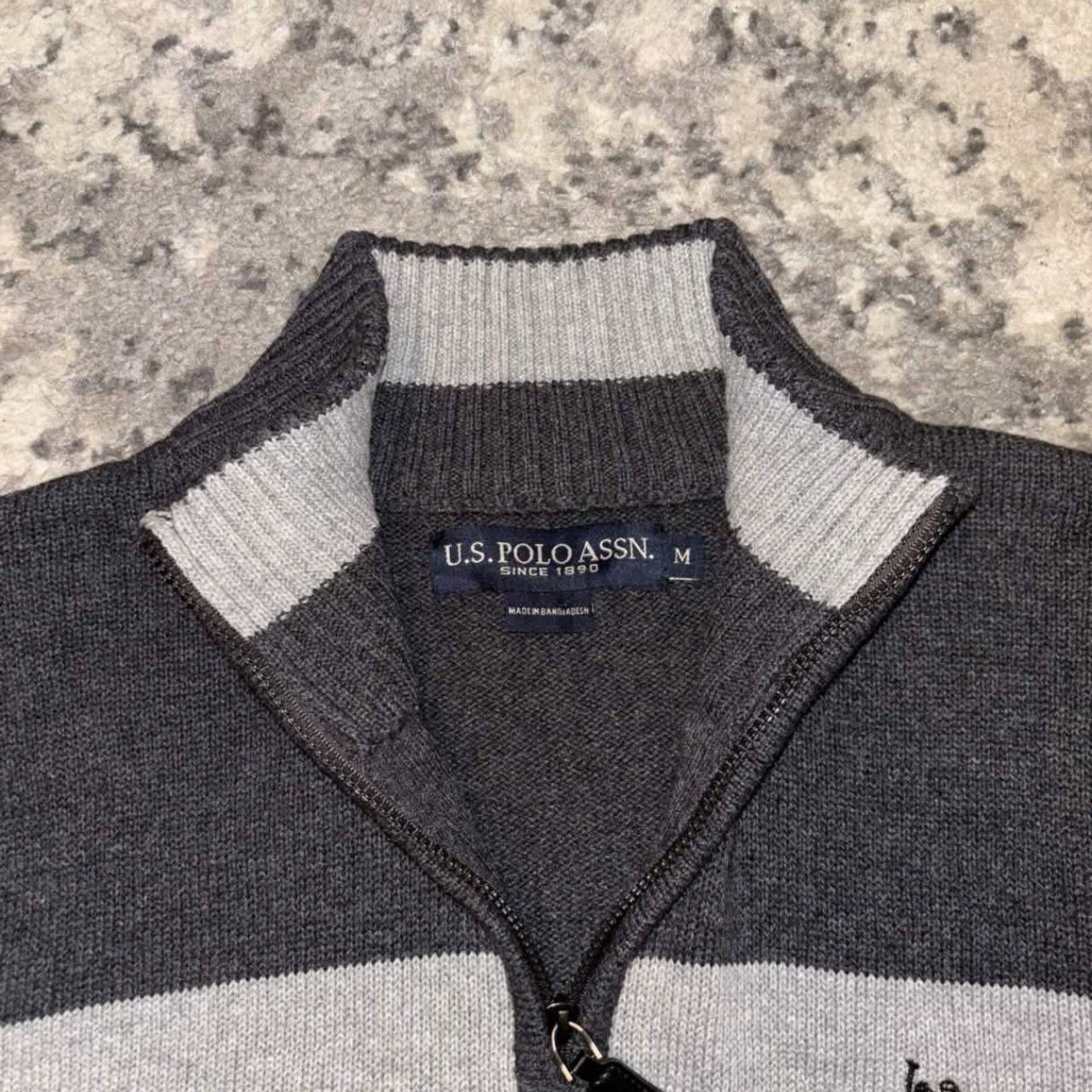 U.S. Polo Assn. U.S. Polo Assn. Knit Quarter Zip Jacket Size US M / EU 48-50 / 2 - 3 Thumbnail