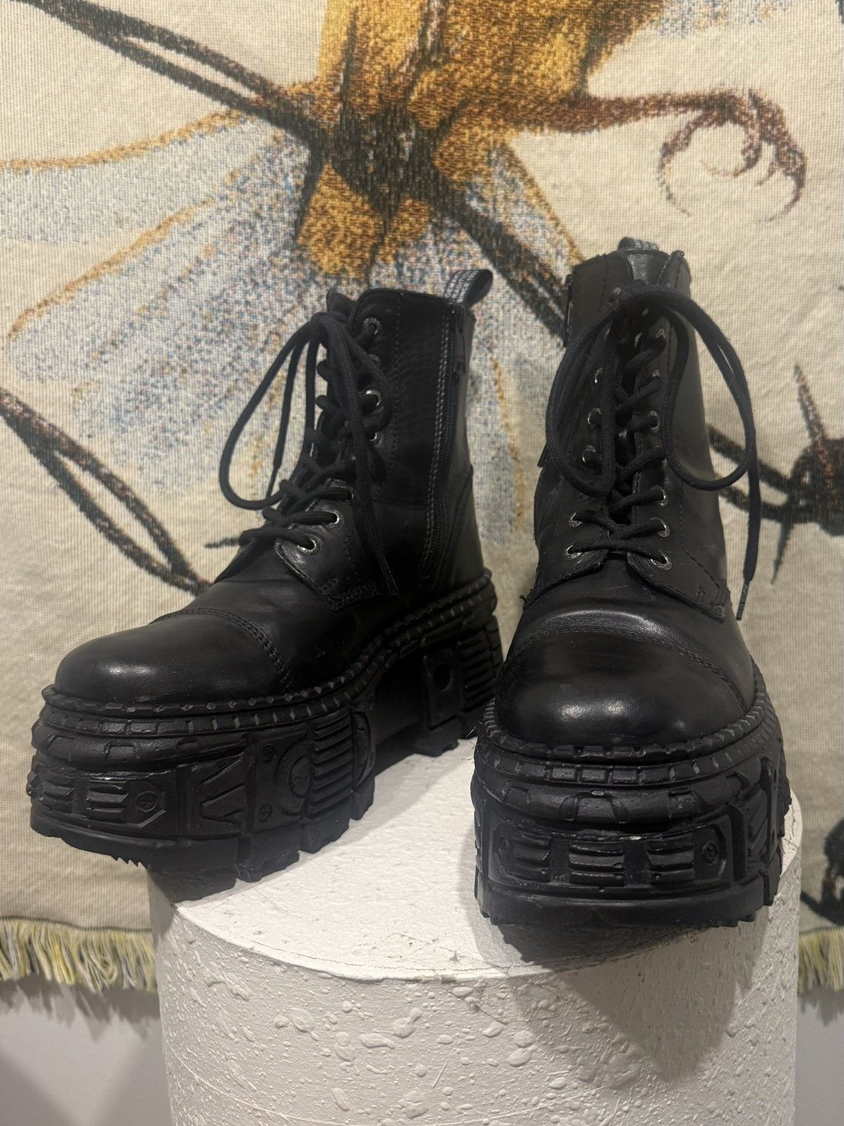 New Rock New Rock M-WALL083C-S5 Platform Boots Size US 8 / EU 41 - 2 Thumbnail