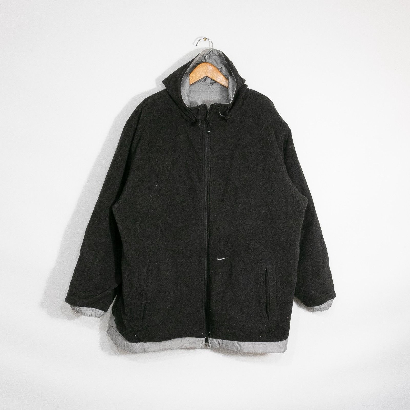 Nike Vintage Nike Reversible Windbreaker Jacket Mens 2XL - Hooded Size US XXL / EU 58 / 5 - 10 Thumbnail