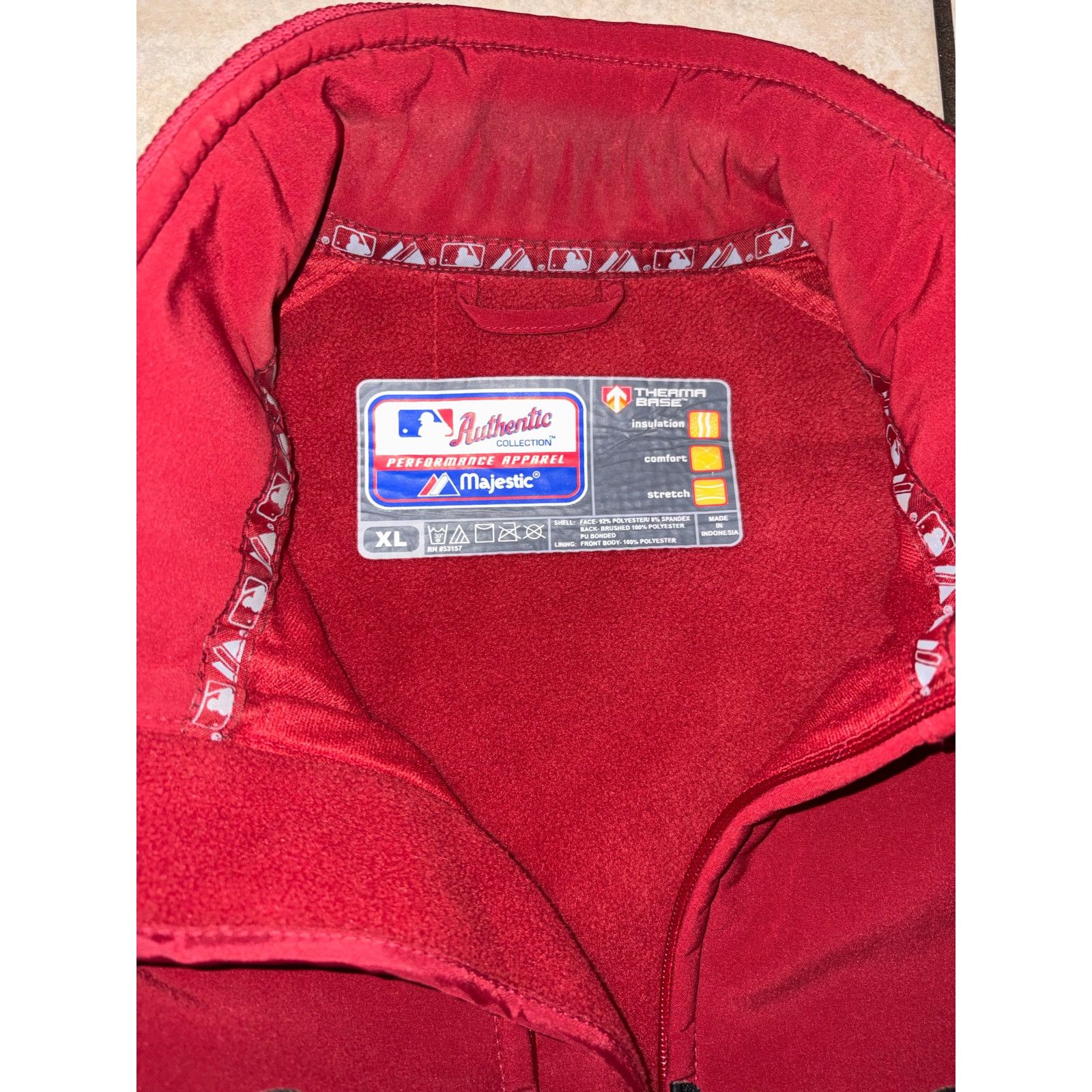 Majestic Vintage Houston Astros majestic therma base jacket zip XL Size US XL / EU 56 / 4 - 2 Thumbnail