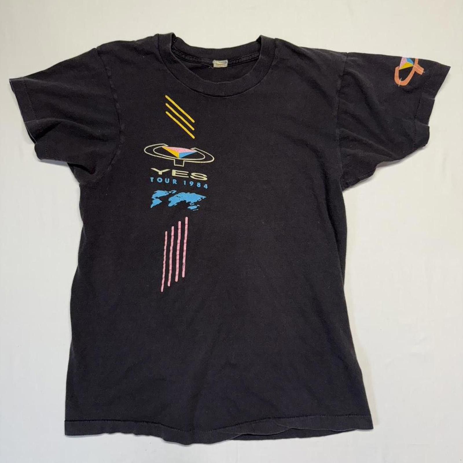 Other Vintage single stitch Yes Tour 1984 black t-shirt Small Size US S / EU 44-46 / 1 - 1 Thumbnail