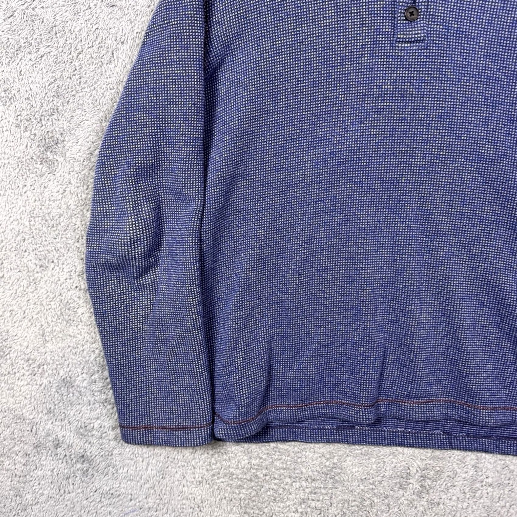 Robert Graham Robert Graham Jacket Men's XL Classic Fit Knit Grid Henley Pullover Sweater Size US XL / EU 56 / 4 - 3 Thumbnail