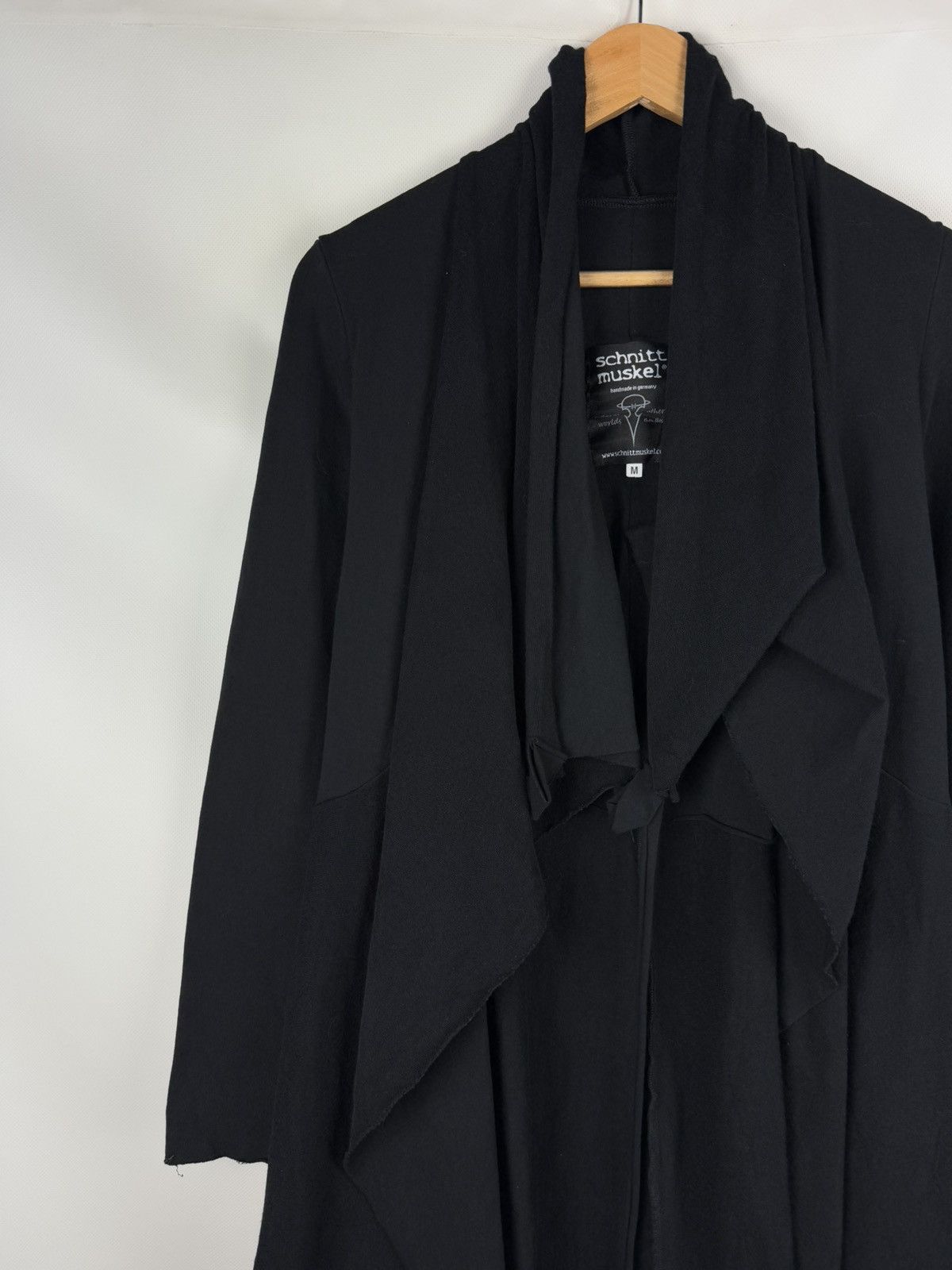 Other Schnitt Muscel Ladies Avant-Garde Open Front Cardigan Jacket Size M / US 6-8 / IT 42-44 - 4 Thumbnail