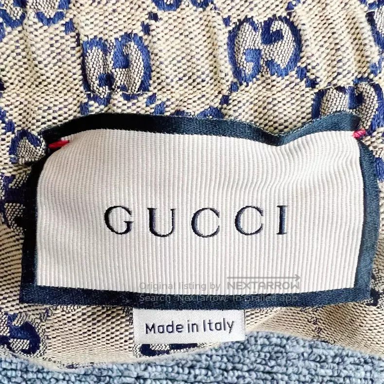 Gucci Gucci Beige double G-shaped full-printed tie-up mid-waist Size US 30 / EU 46 - 6 Thumbnail