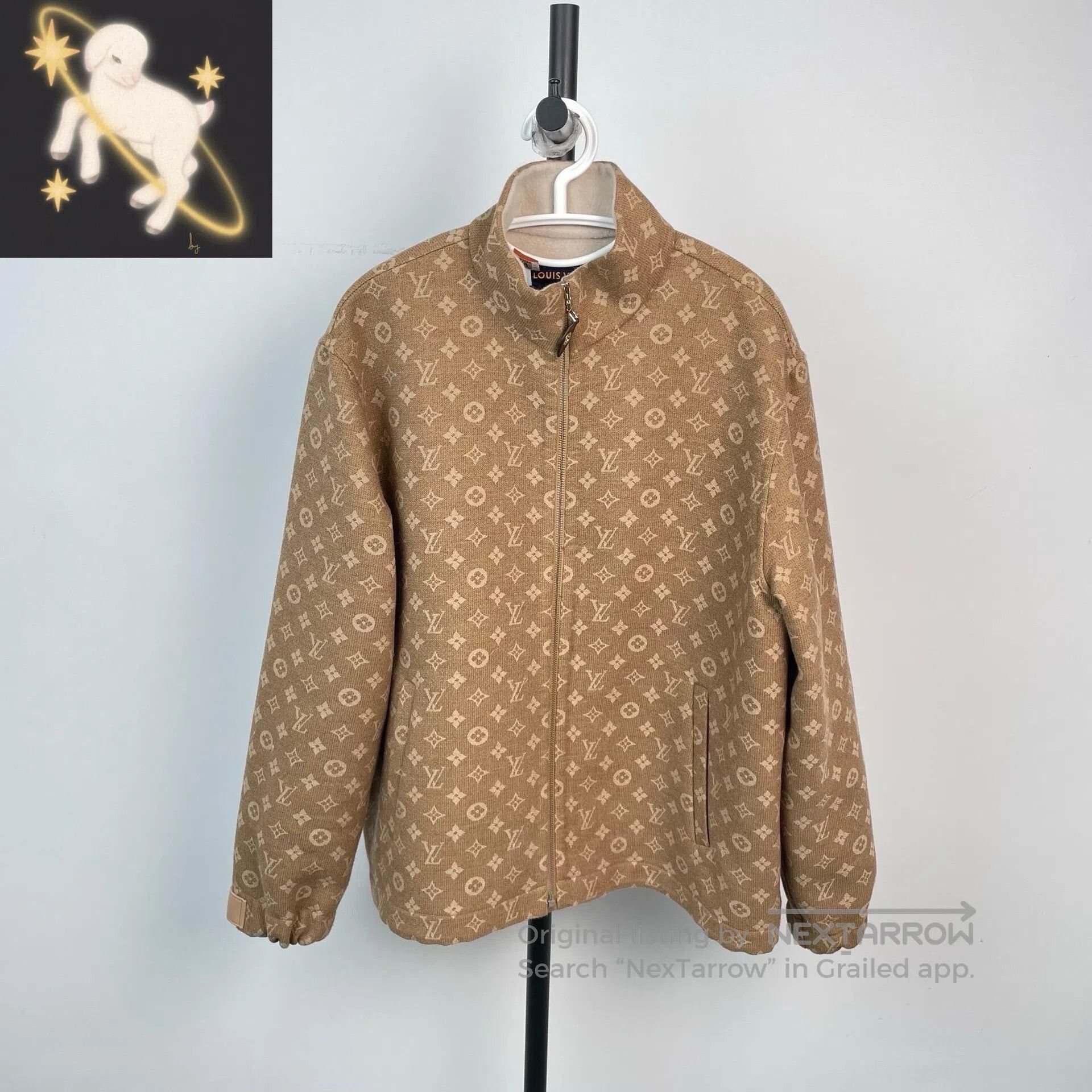 Louis Vuitton Louis Vuitton Double-Faced Full-Print Zipper Jacket| Size S / US 4 / IT 40 - 1 Thumbnail
