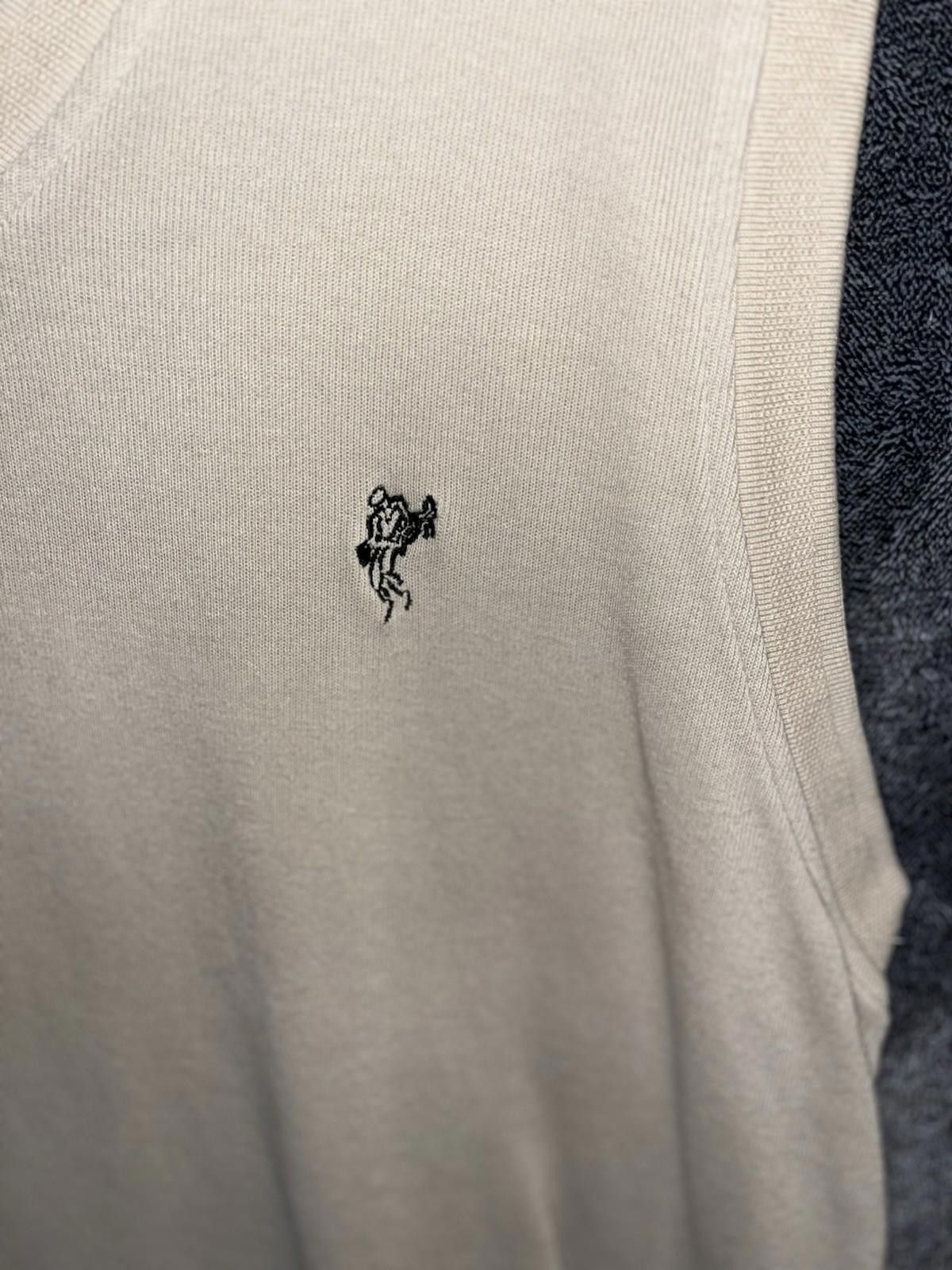 Ashworth Vtg Ashworth Cream Fleece Vest Golf Sweater V Neck Men L 90s Size US L / EU 52-54 / 3 - 3 Thumbnail