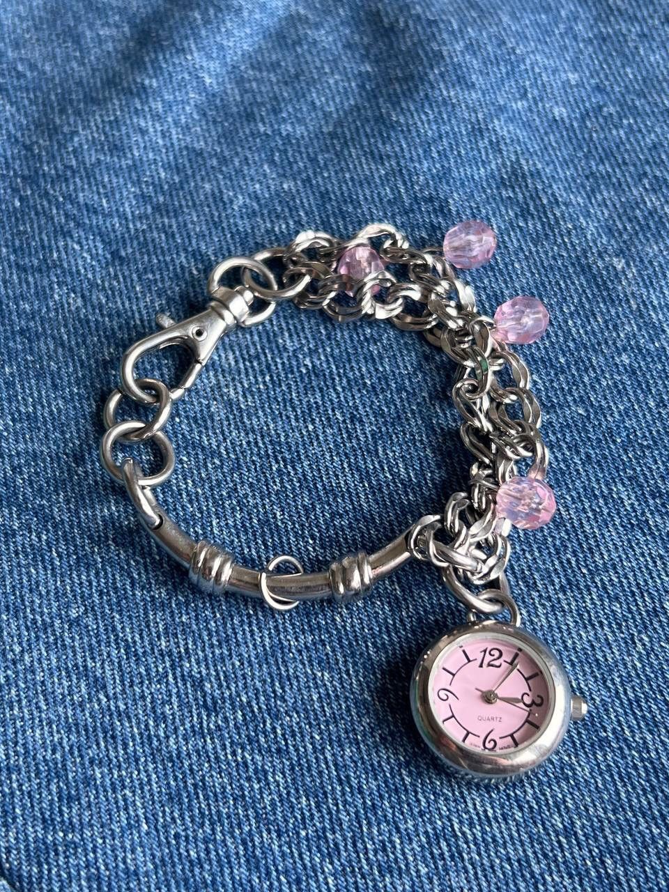 Japanese Brand × Vintage Vintage Japanese style Chain Metal futuristic Watch Bracelet Size ONE SIZE - 1 Thumbnail
