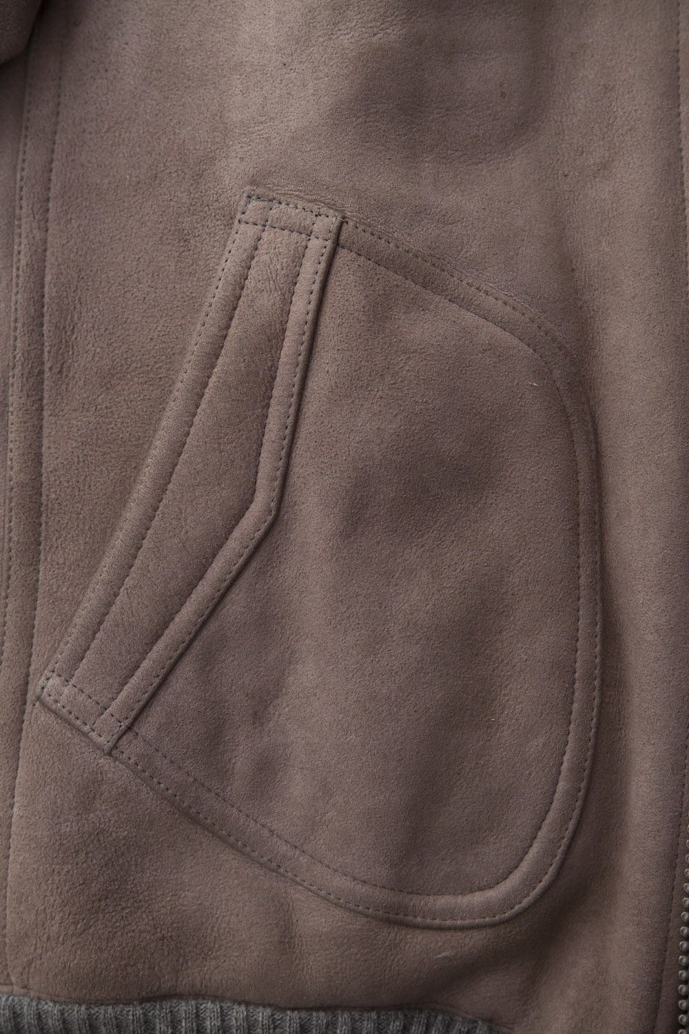Vintage 1980's shearling bomber leather jacket Size US M / EU 48-50 / 2 - 7 Thumbnail
