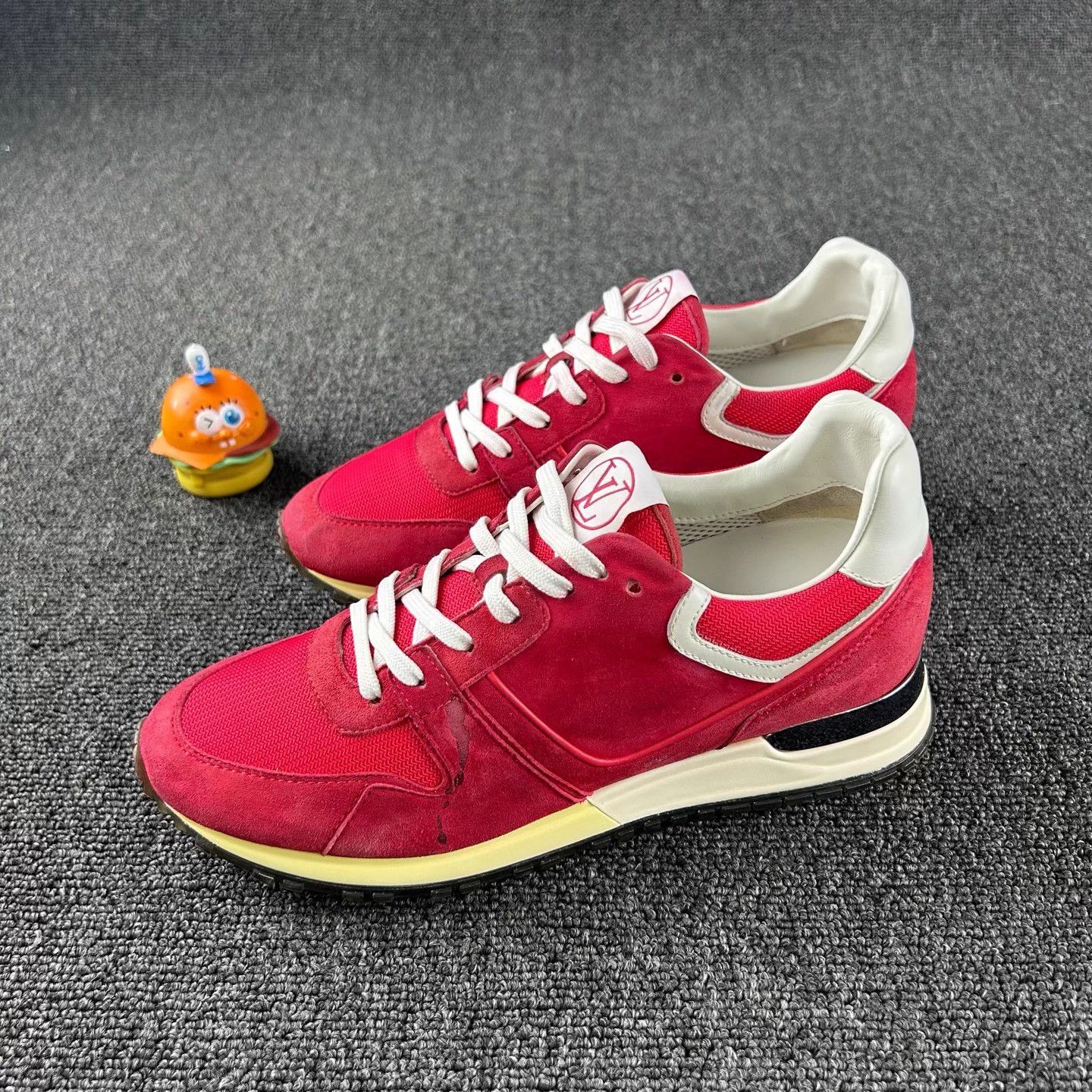 Louis Vuitton Louis Vuitton red clean sneakers women's 36.5 Size US 5.5 / IT 35.5 - 1 Thumbnail