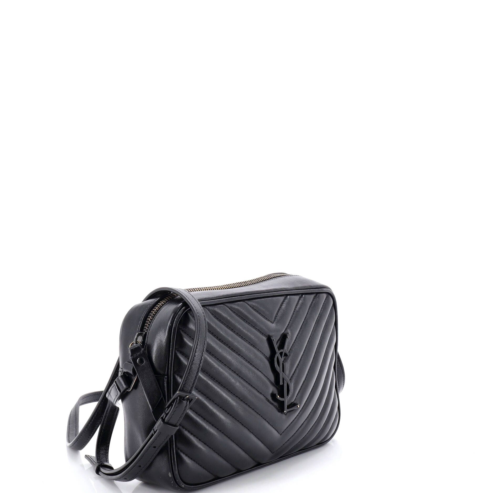 Saint Laurent Paris Lou Camera Bag Matelasse Chevron Leather Small Size ONE SIZE - 1 Thumbnail