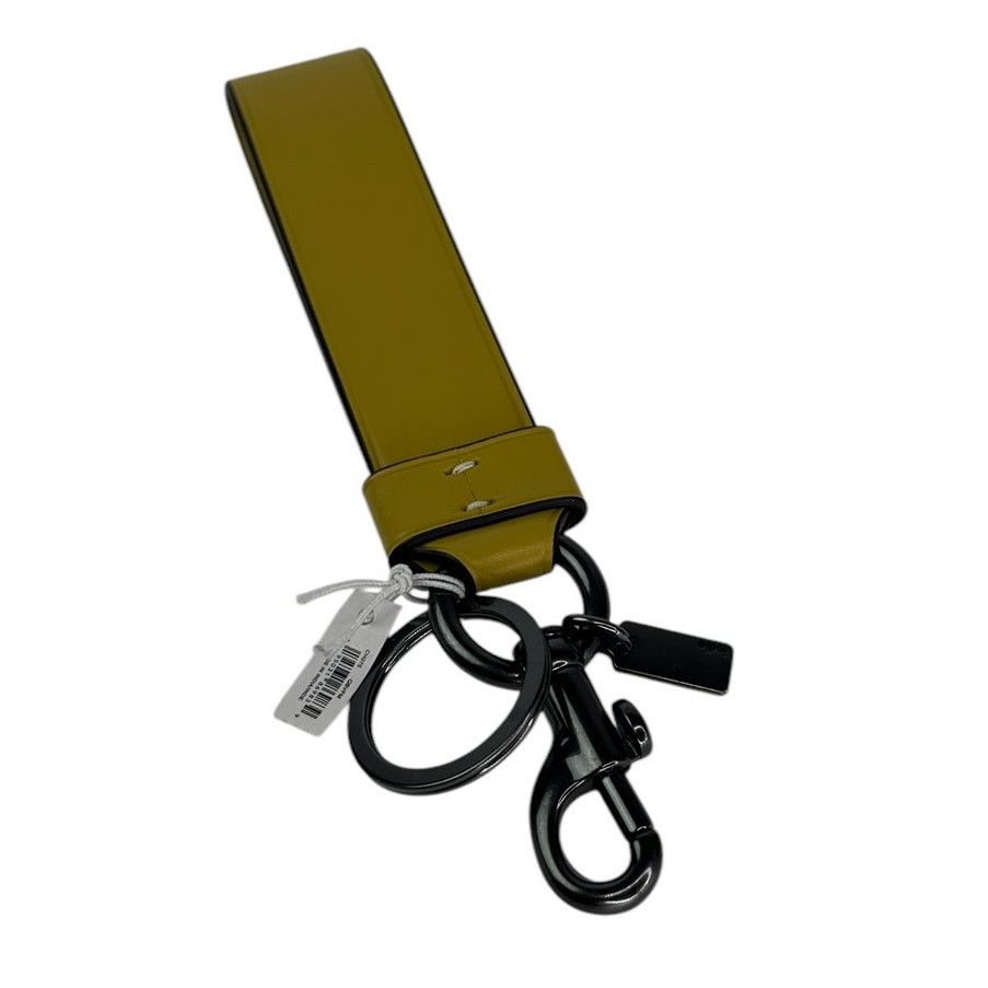Coach Coach Large Loop Key Fob Bag Charm in Chartreuse Size ONE SIZE - 2 Thumbnail