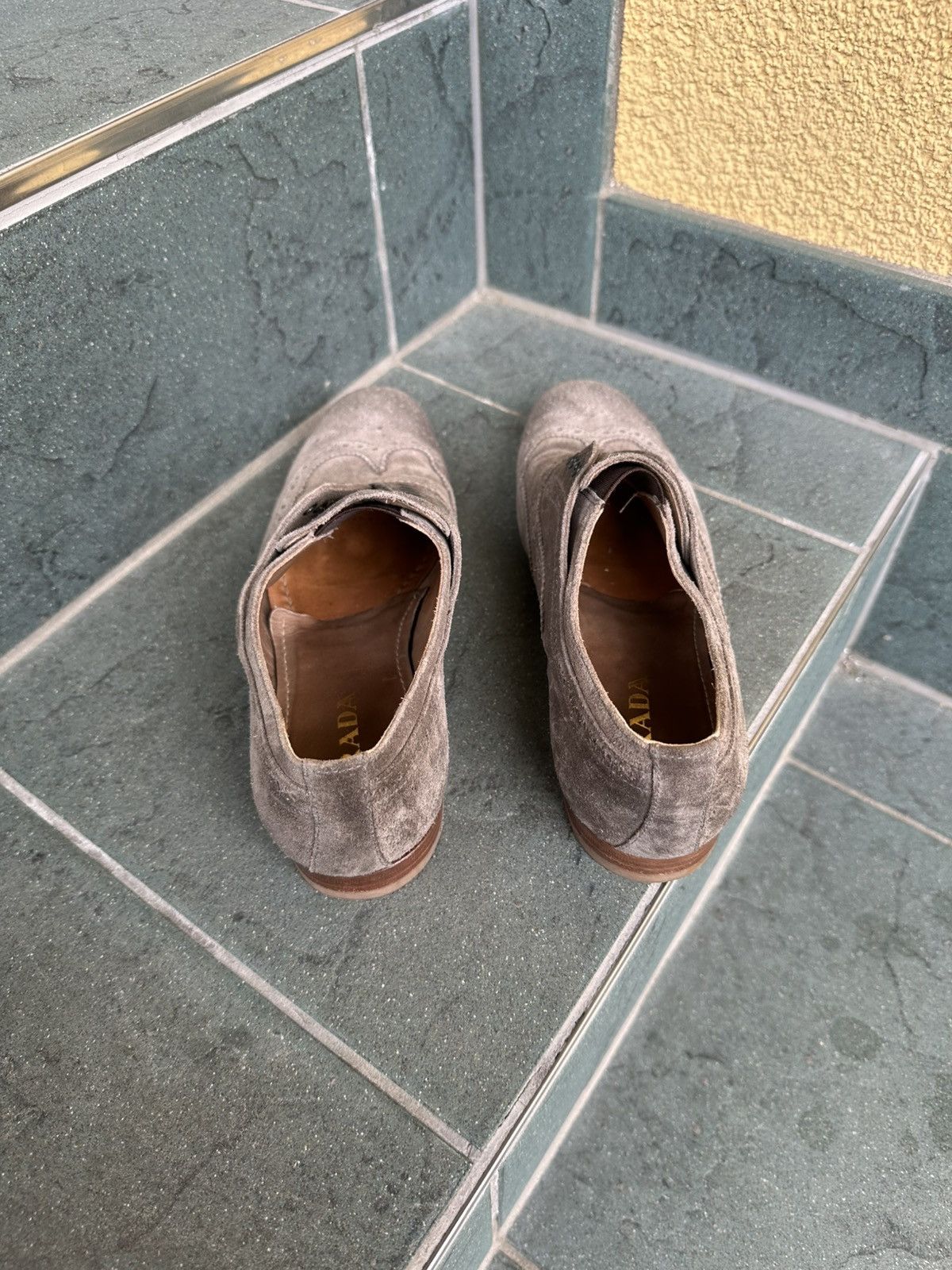 Prada Prada Loafers Women Shoes size 36 us-6,5 Brown-Gray Size US 6.5 / IT 36.5 - 10 Thumbnail