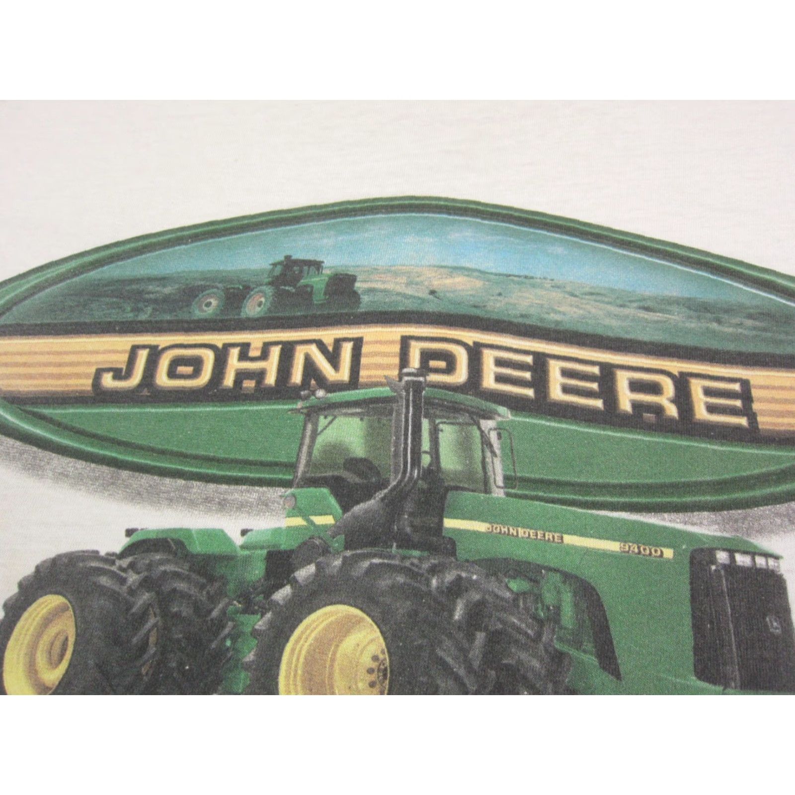 John Deere Vintage John Deere Shirt Mens 2XL White Cotton Jersey Crew Neck Short Sleeve Logo T-Shirt 70s 80s 90s Classic Farm Tractor Size US XXL / EU 58 / 5 - 3 Thumbnail