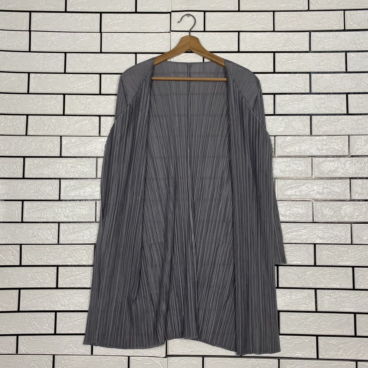 Pleats Please Issey Miyake 🔥Vintage Long Cardigan Jacket Pleats Please Issey Miyake Size M / US 6-8 / IT 42-44 - 18 Thumbnail