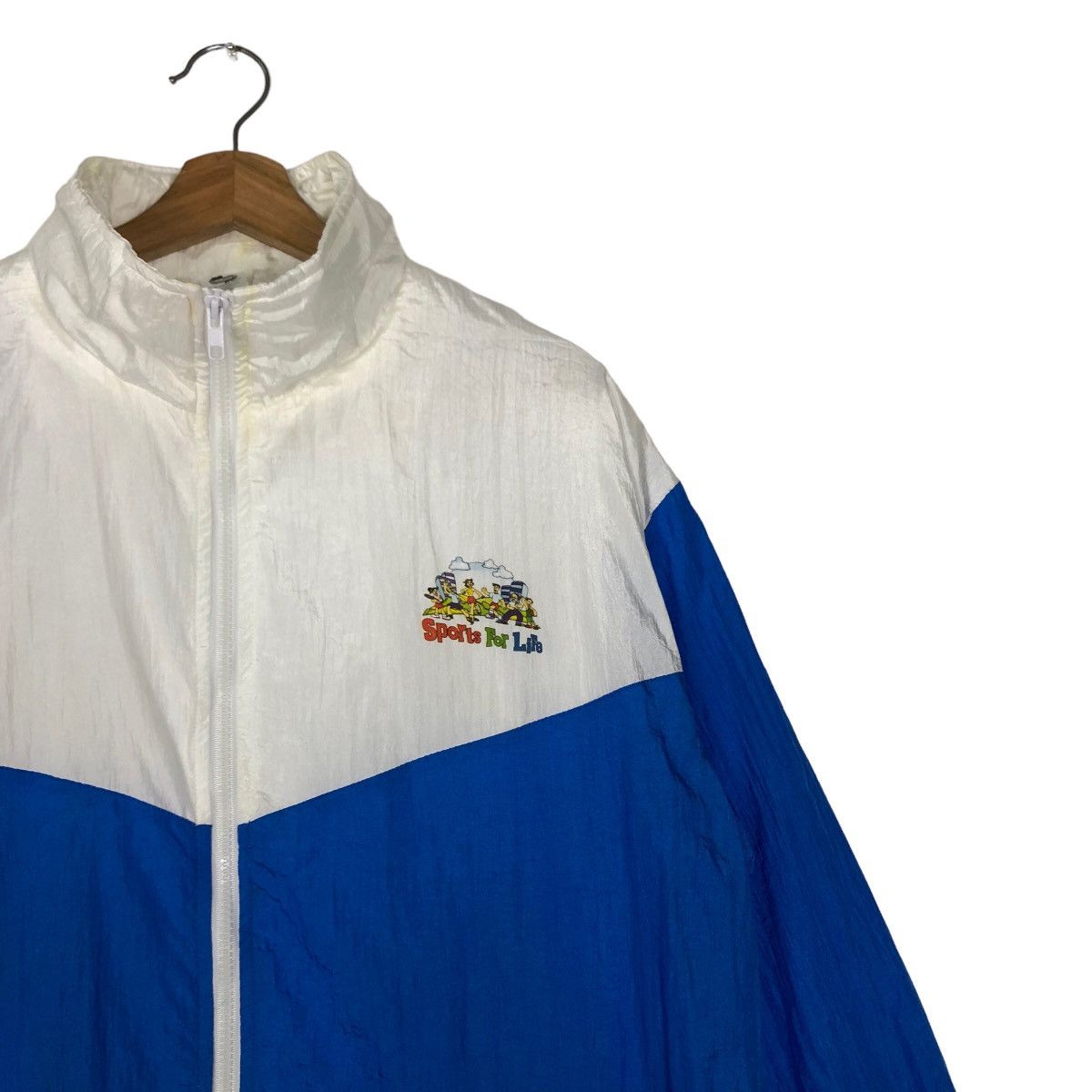 Cartoon Network 🔥90’s Vintage Nylon Bomber Jacket Sports For Life Big Logo Size US XL / EU 56 / 4 - 6 Thumbnail