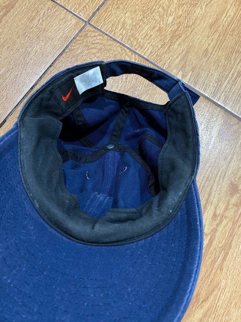 Nike Hats blue Vintage Nike Cap metal logo Y2K streetwear Size ONE SIZE - 11 Thumbnail