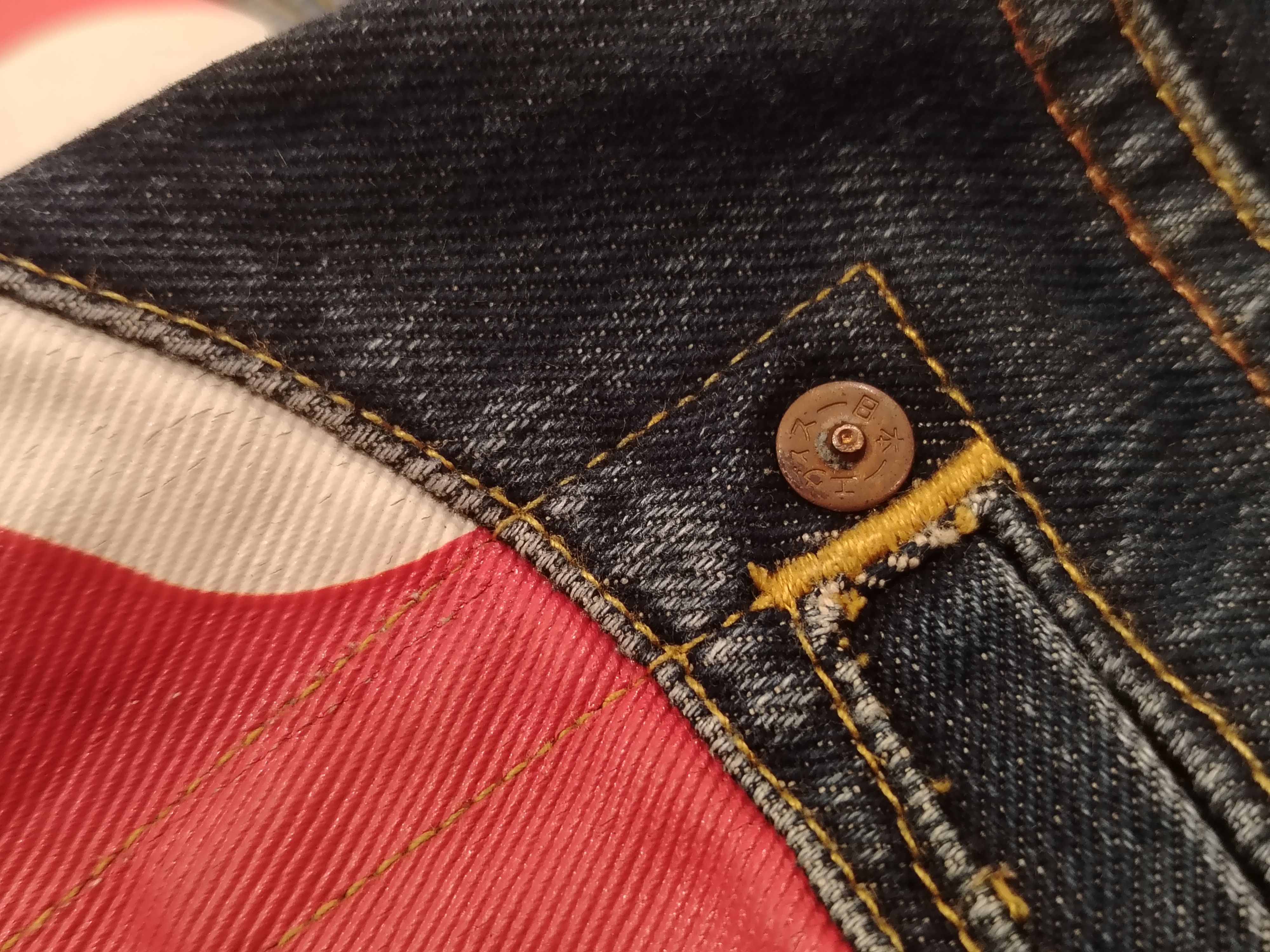 Evisu EVISU Jeans Vintage GB Flag Daicock Size US 30 / EU 46 - 22 Thumbnail