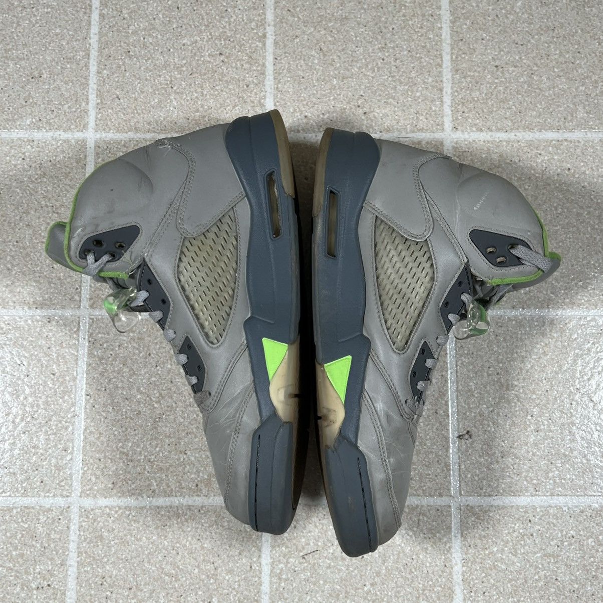 Jordan Brand Nike Air Jordan 5 V Retro Green Bean Silver 3M Size 12 Size US 12 / EU 45 - 8 Thumbnail
