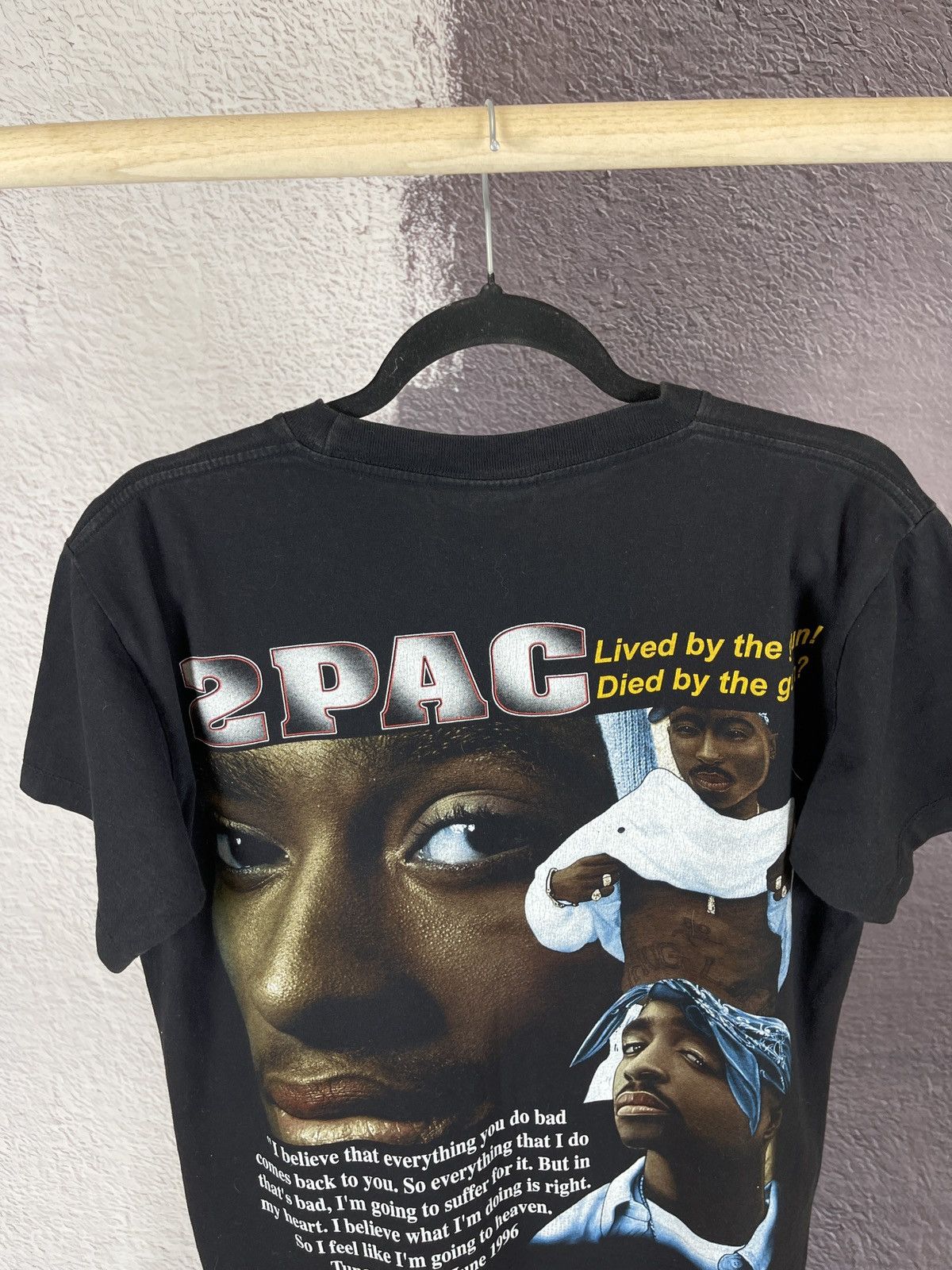 Makaveli Vintage 2Pac Shakur Merch T-Shirt Overprint Tupac Makaveli Size US M / EU 48-50 / 2 - 8 Thumbnail