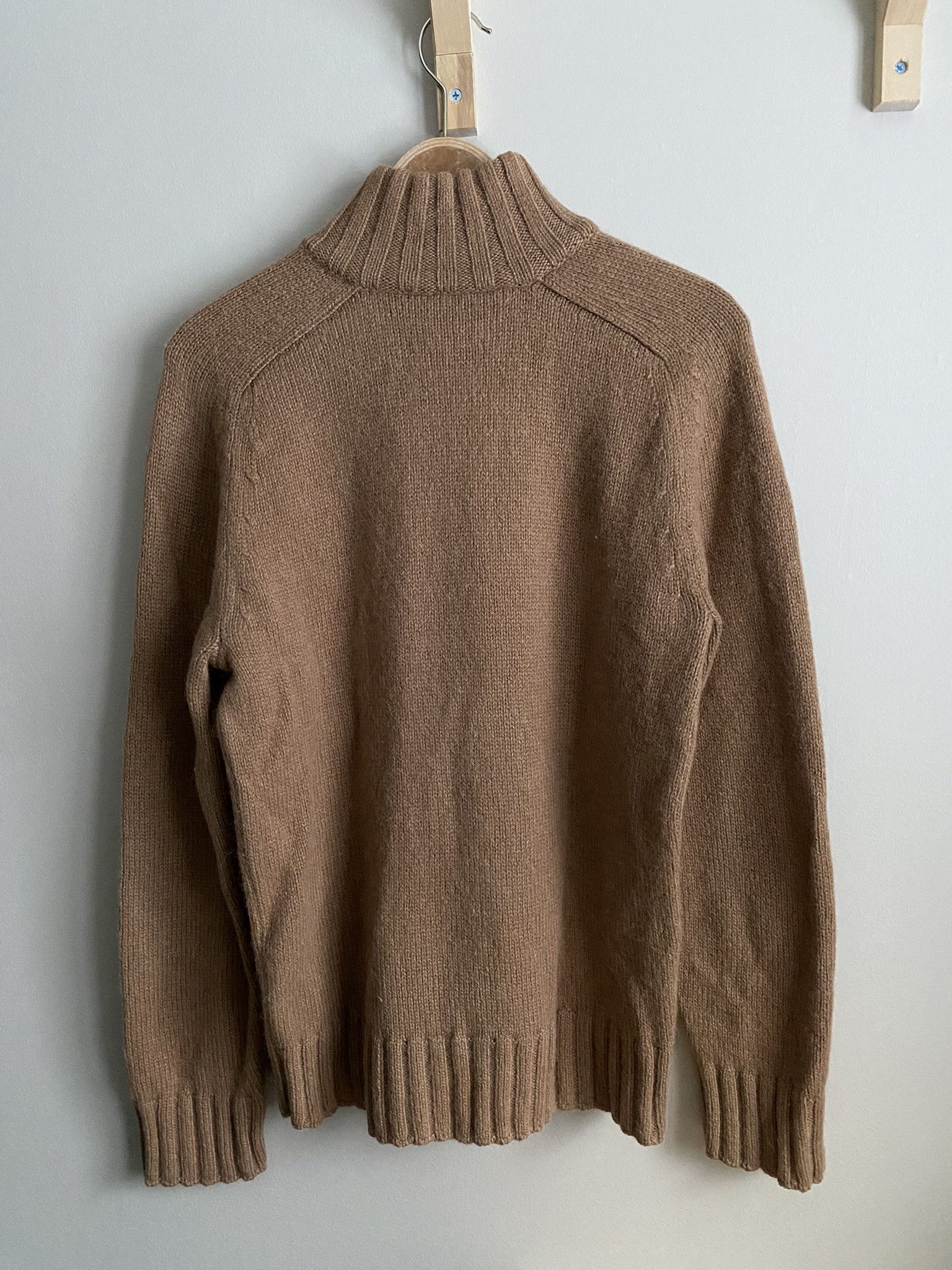 Norse Projects $540 - Bruno Alpaca Half Zip - Duffle Brown Size US M / EU 48-50 / 2 - 8 Thumbnail
