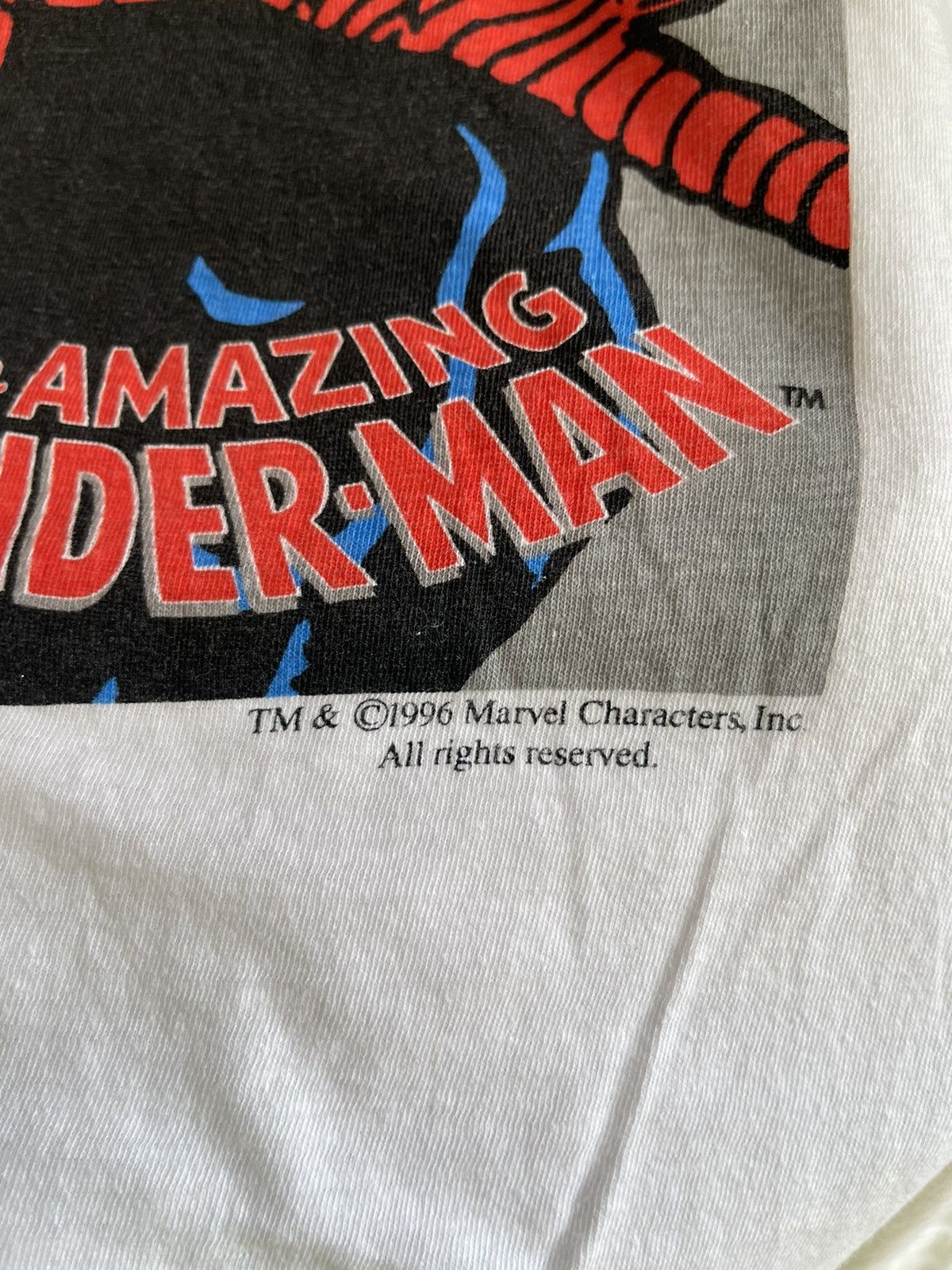 Marvel Comics × Vintage 1996 Amazing Spider Man Venom T Shirt Size US M / EU 48-50 / 2 - 3 Thumbnail