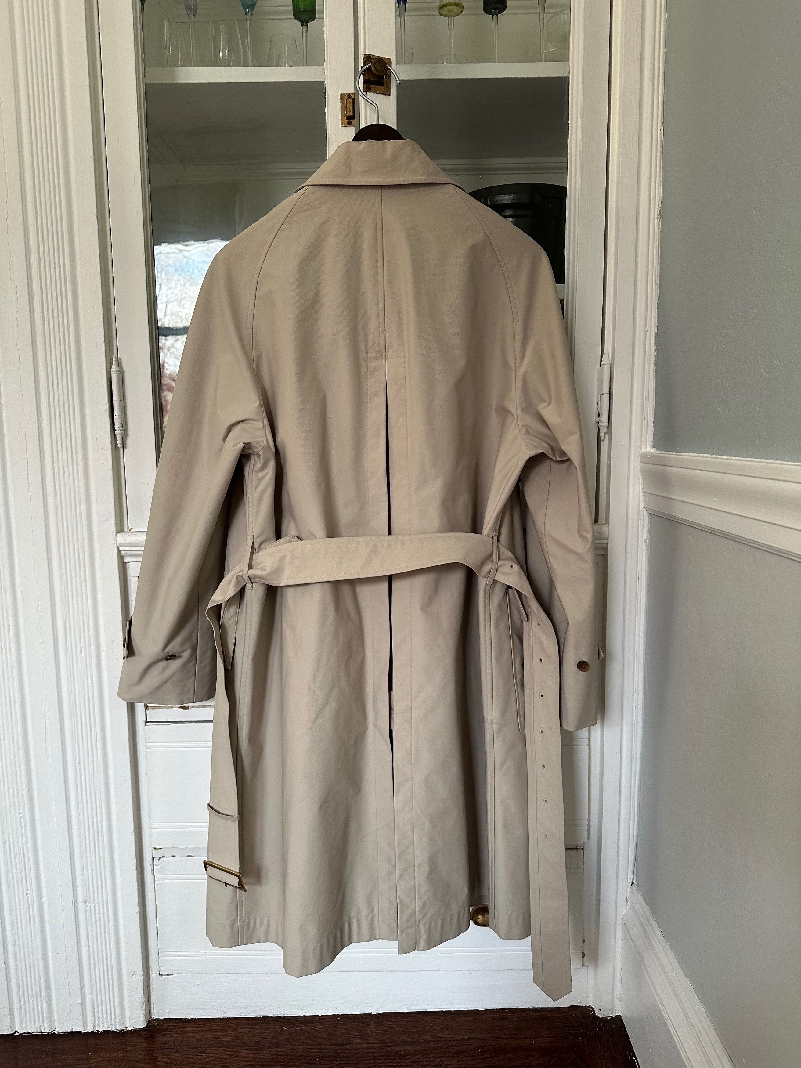 Japanese Brand Coherence SID Twill Jersey Trench/Rain Coat Size US M / EU 48-50 / 2 - 2 Thumbnail
