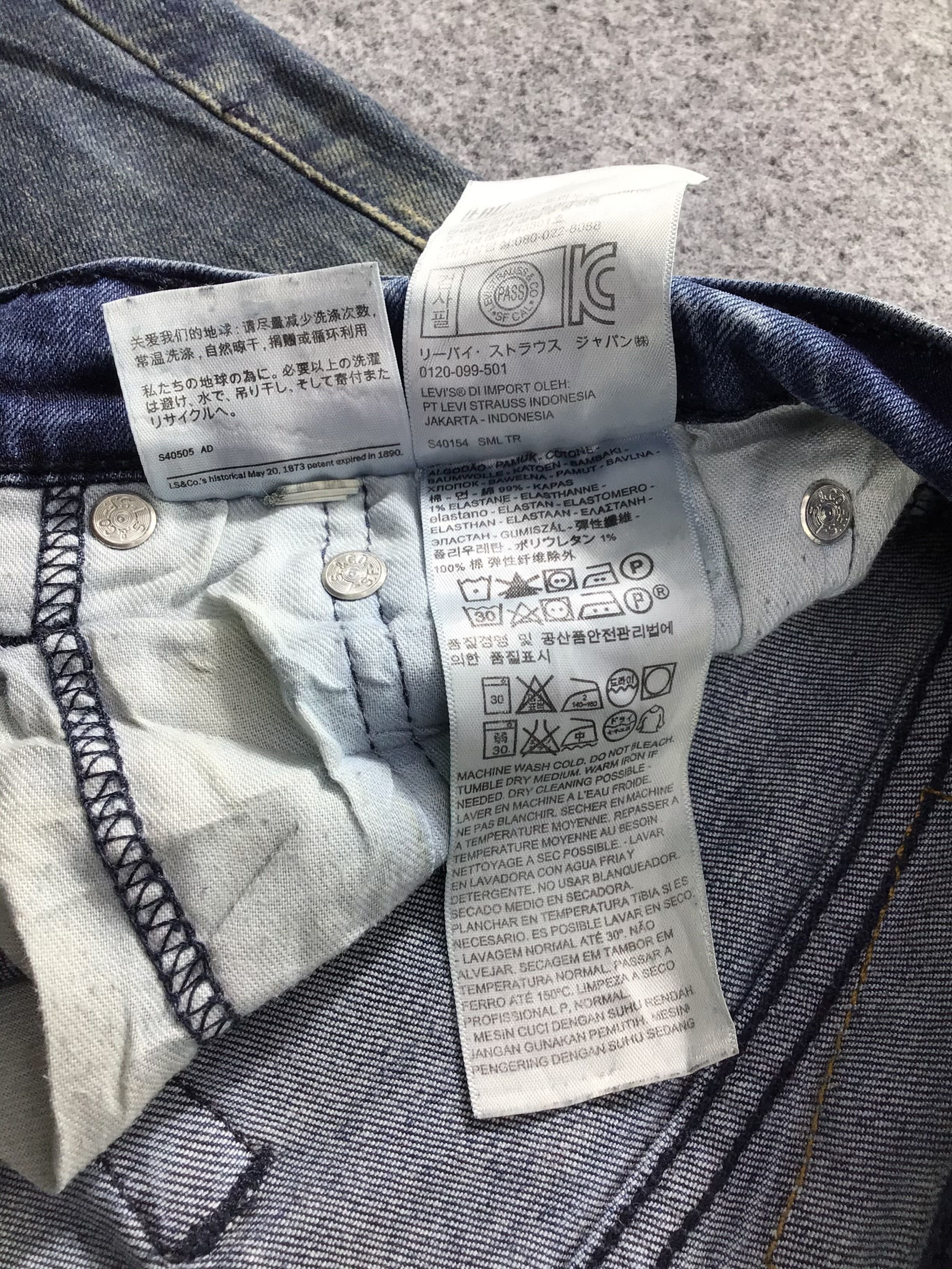 Levi's Vintage Levis 515 Jeans Rusty Blue Wash Denim -J524 Size US 34 / EU 50 - 11 Thumbnail