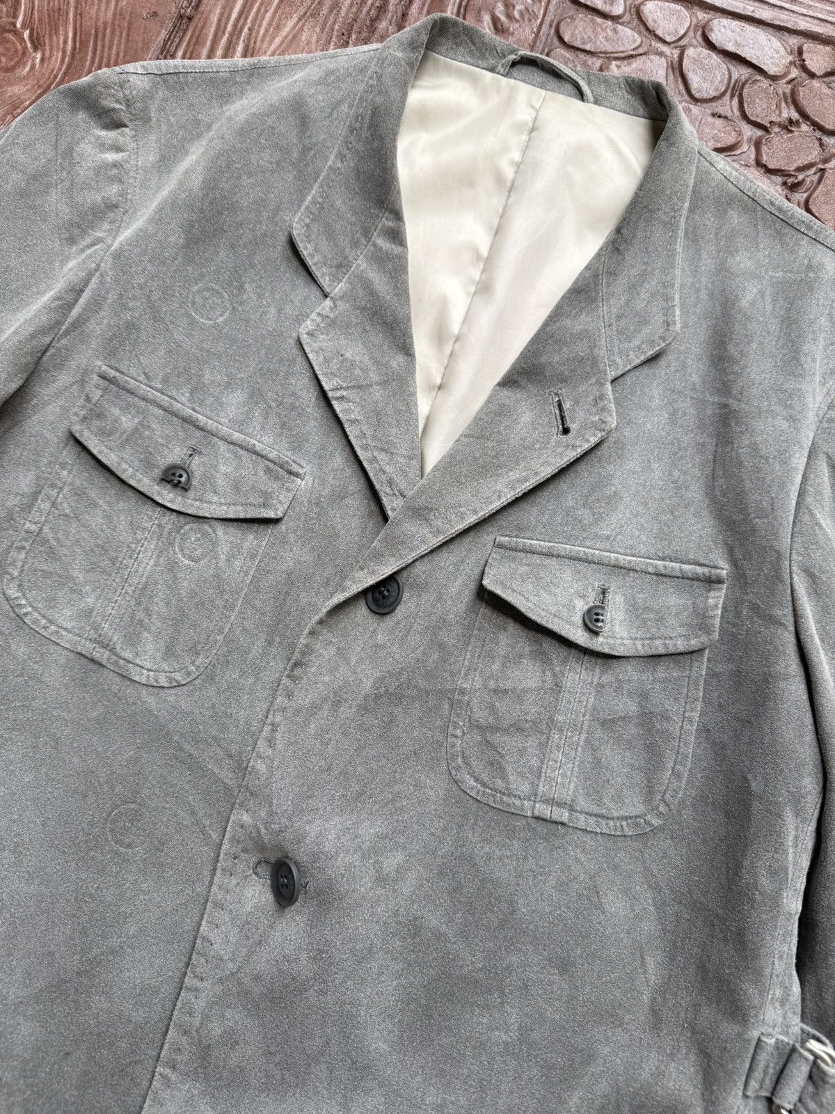 Lanvin 💥Offer me💥 LANVIN Suede Adjustable Waist Jacket Size US M / EU 48-50 / 2 - 8 Thumbnail