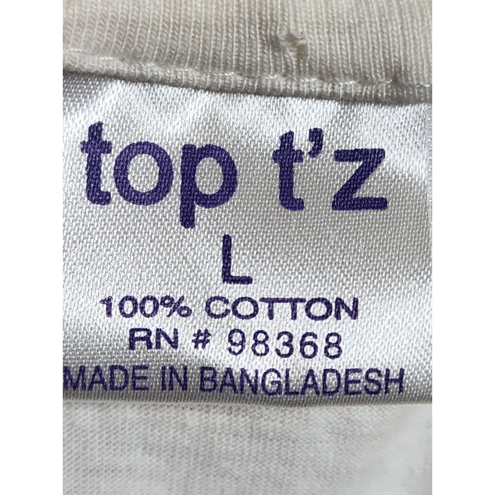Vintage VINTAGE Top T'z T-Shirt Shirt Men L White 90s New York Travel Souvenir Distressed Size US L / EU 52-54 / 3 - 4 Thumbnail