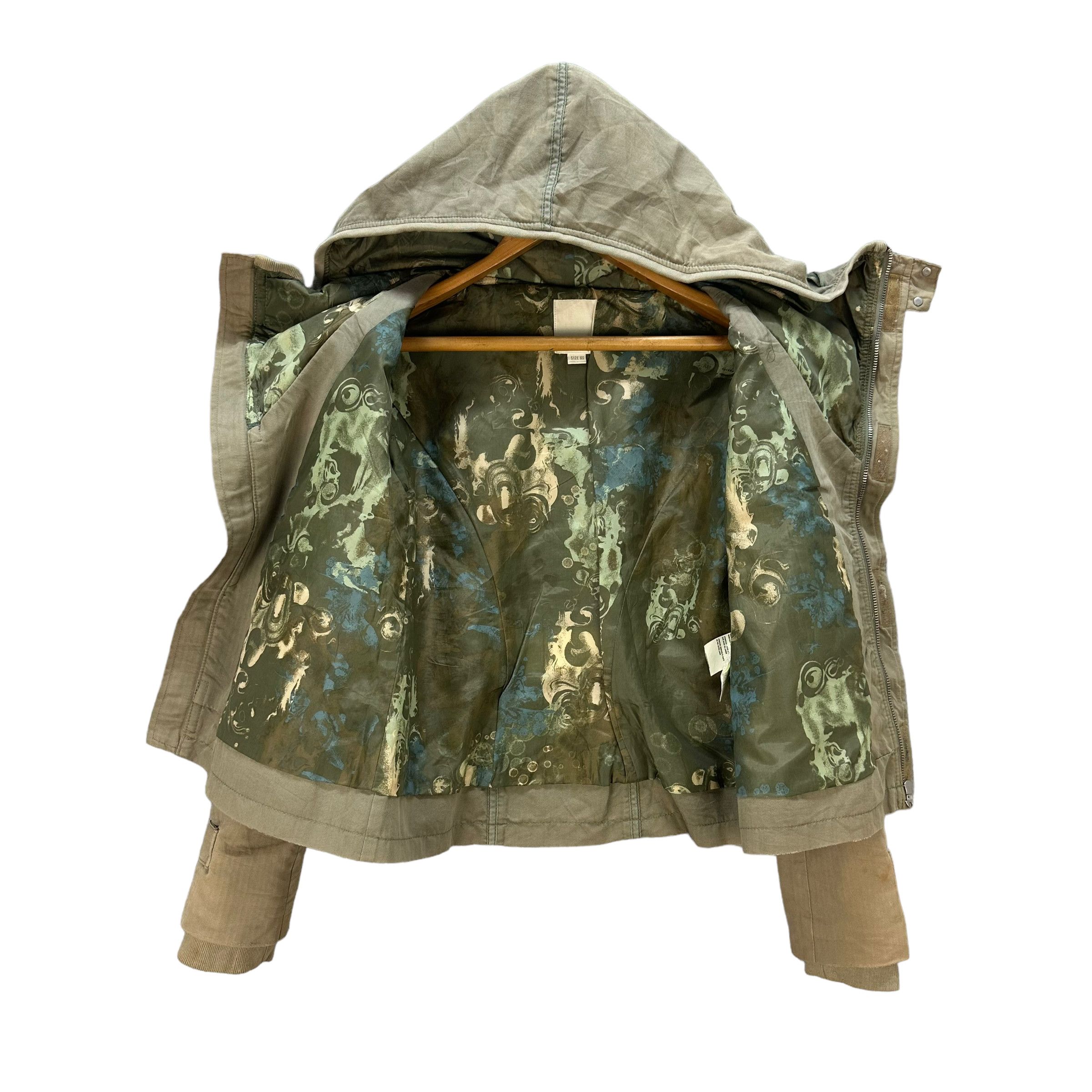 Diesel DIESEL NICE DESIGN HOODED CROPPED JACKET #7931-190 Size XS / US 0-2 / IT 36-38 - 11 Thumbnail
