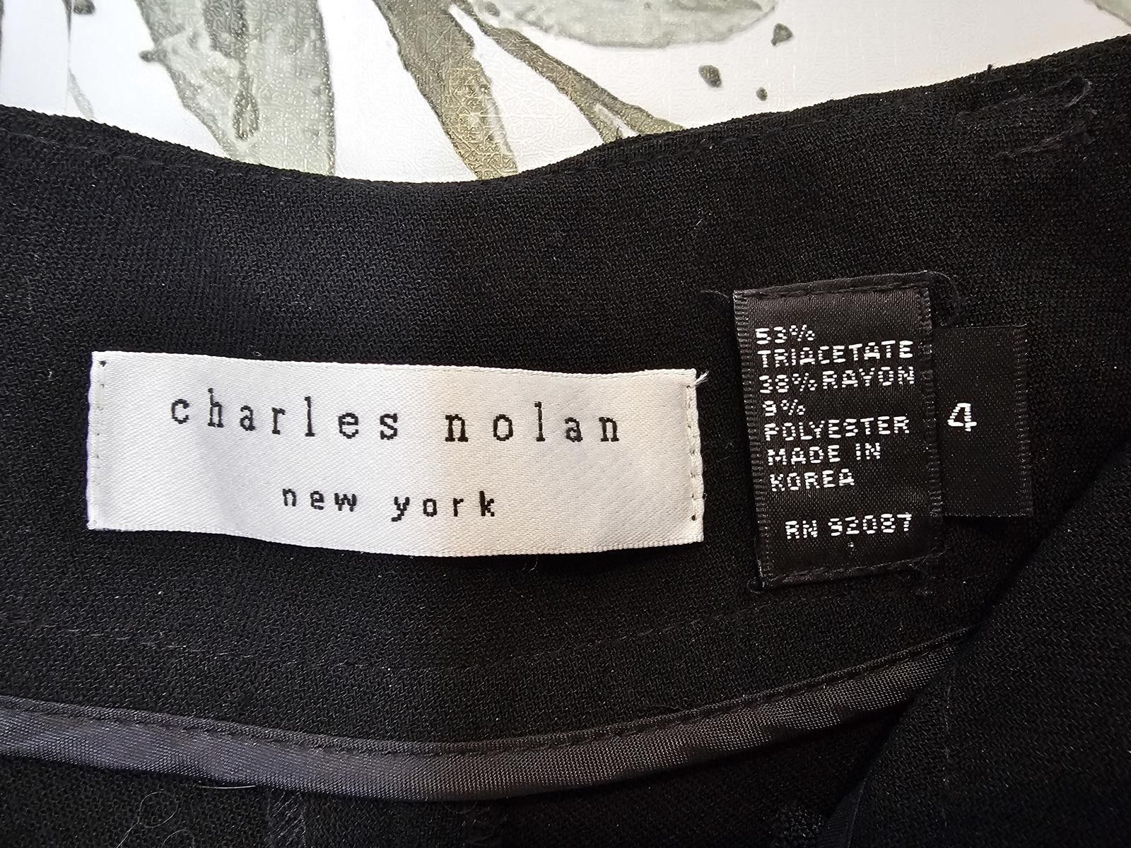 Other Charles Nolan Suit Black Womens Size 6/4 Jacket & Pants Size S / US 4 / IT 40 - 7 Thumbnail